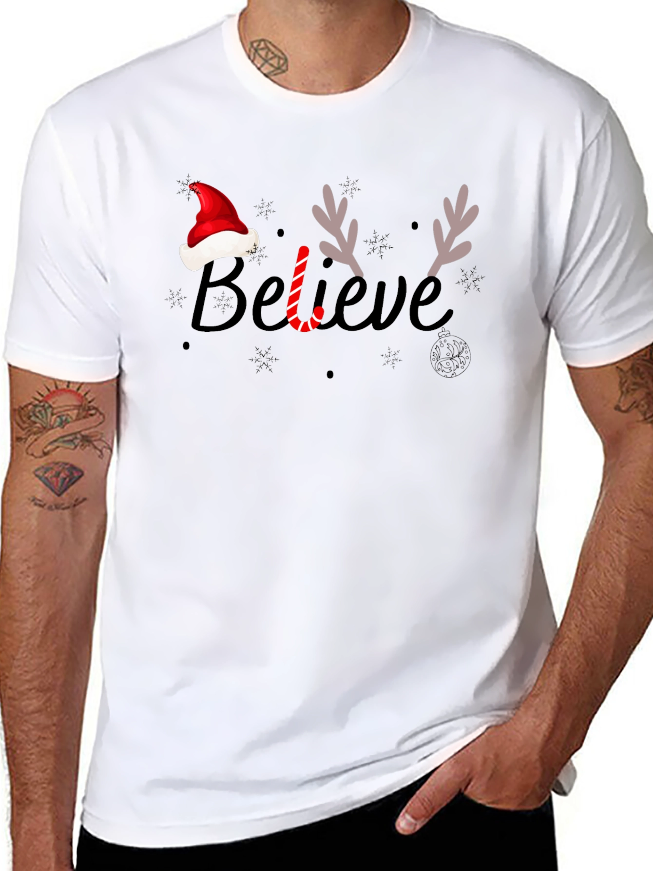 Believe Christmas T-Shirt: Festive Holiday Tee