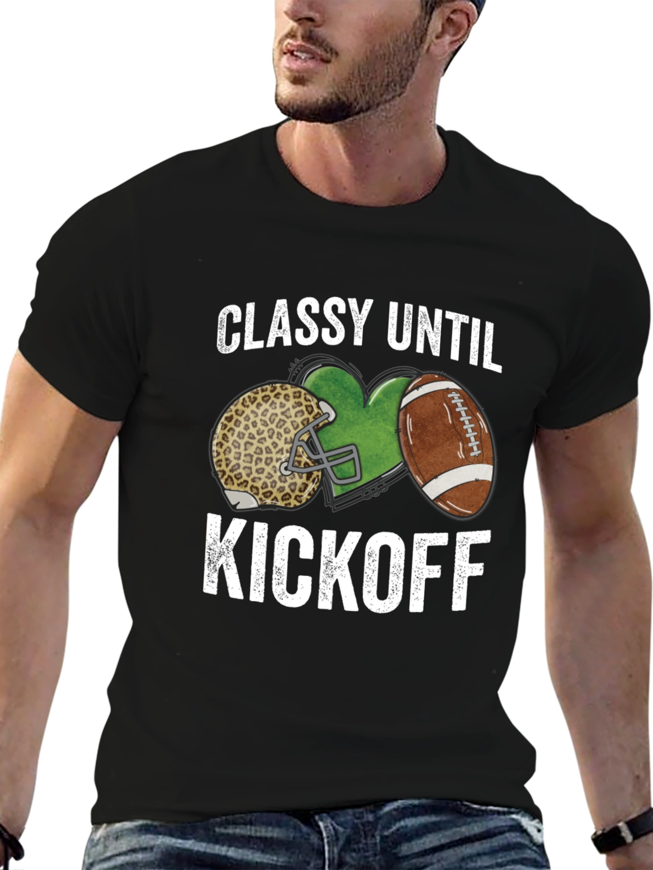 Classy Until Kickoff T-Shirt - Football Season Tee