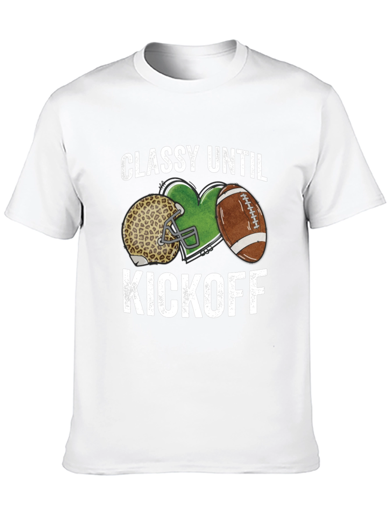 Classy Until Kickoff T-Shirt - Football Season Tee