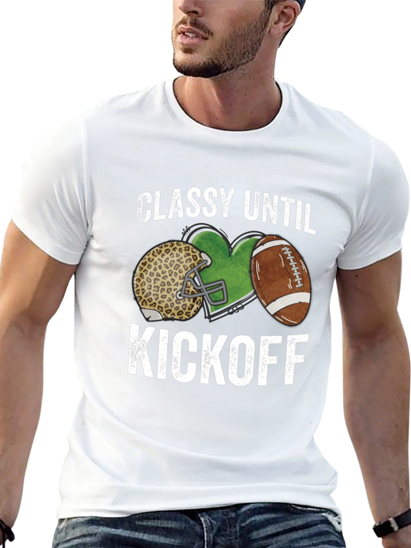 Classy Until Kickoff T-Shirt - Football Season Tee
