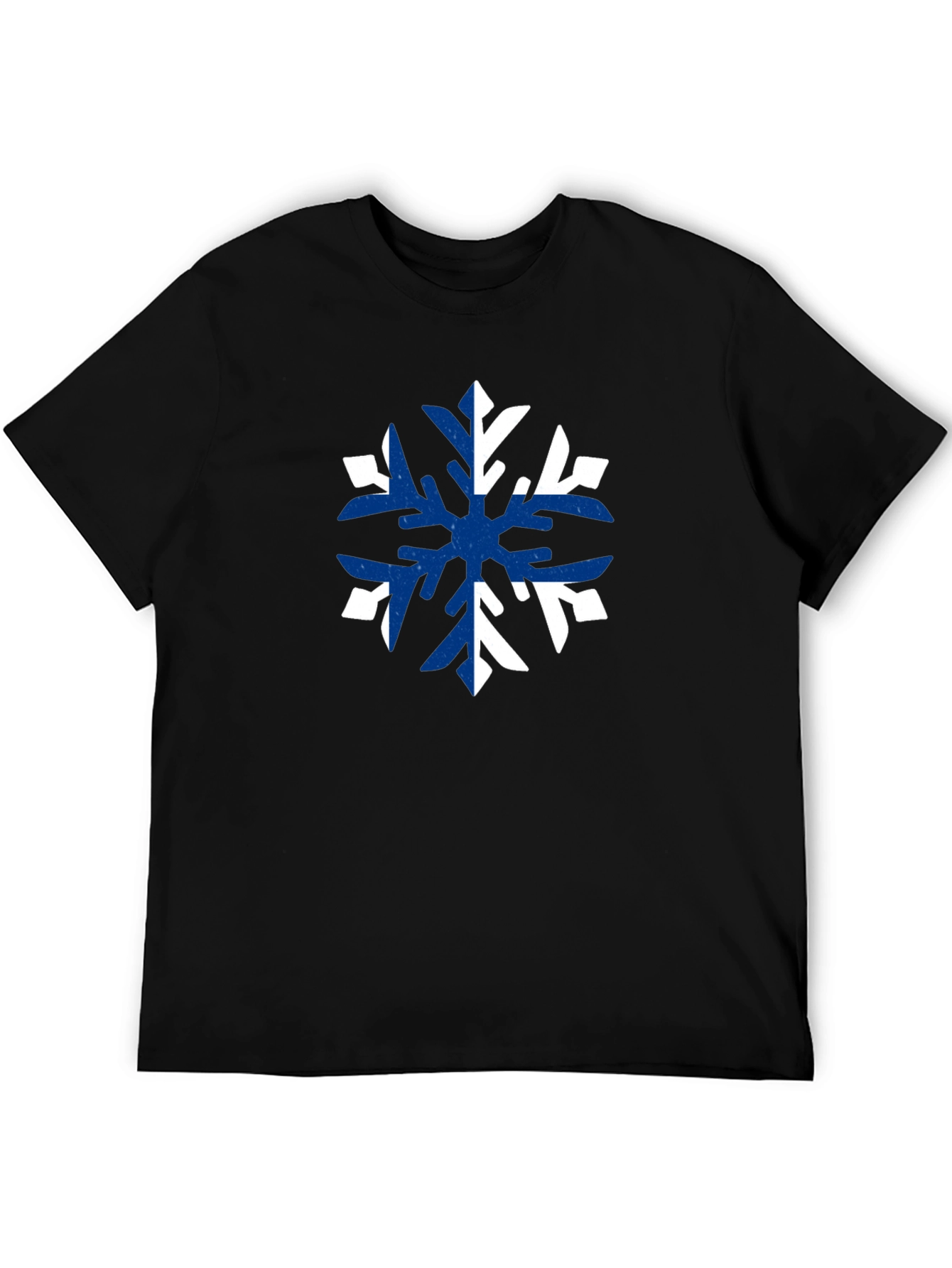 Snowflake Graphic Tee - Modern Fit Cotton T-Shirt