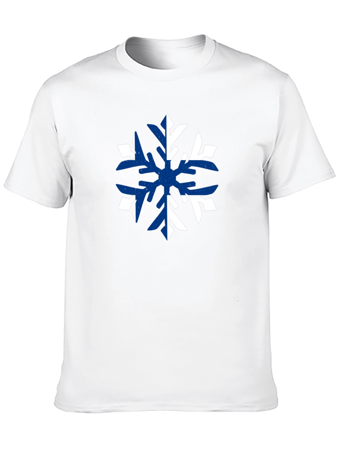 Snowflake Graphic Tee - Modern Fit Cotton T-Shirt