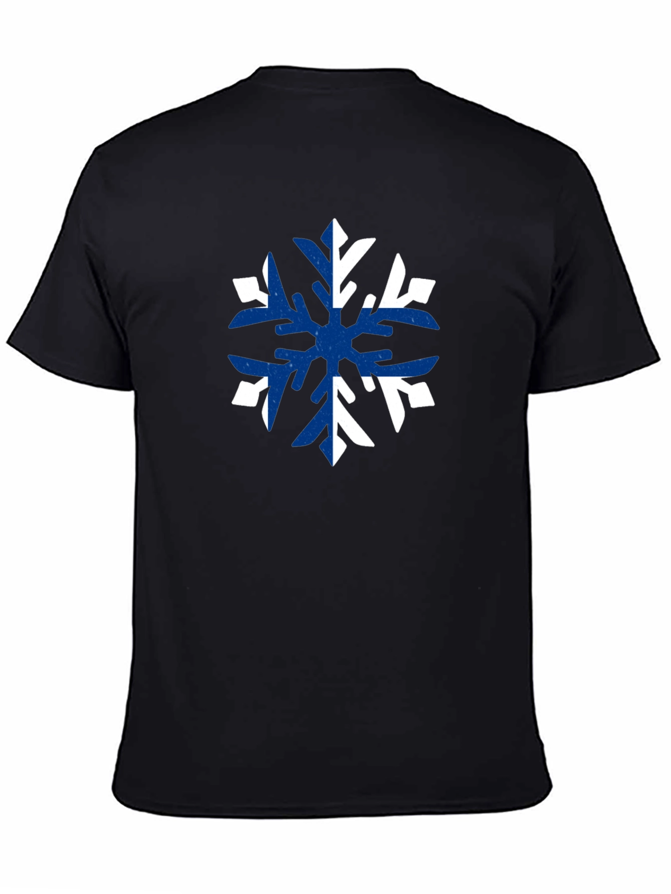 Snowflake Graphic Tee - Modern Fit Cotton T-Shirt