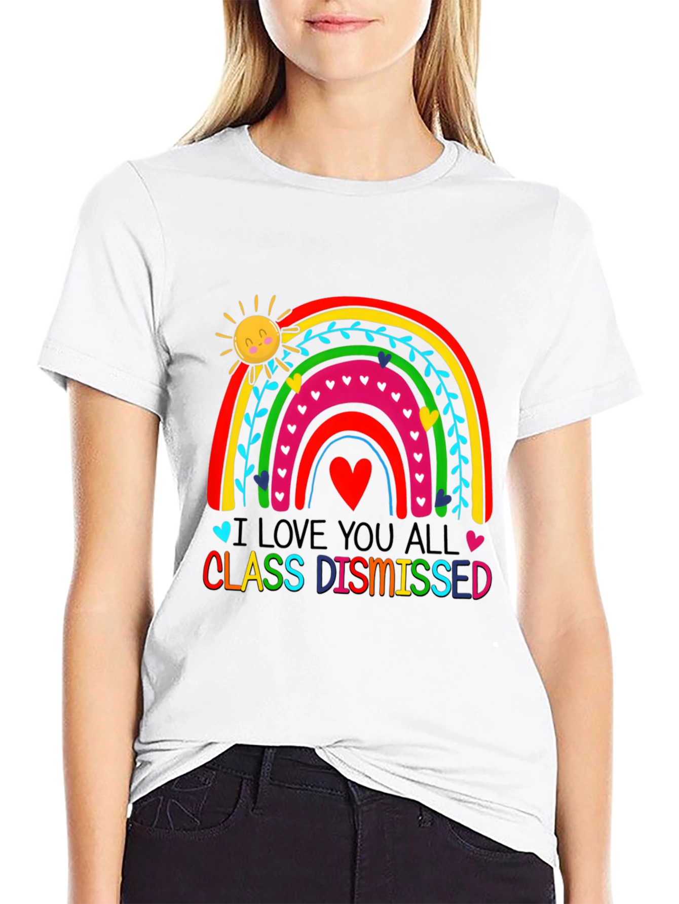 I Love You All Class Dismissed Graphic Tee