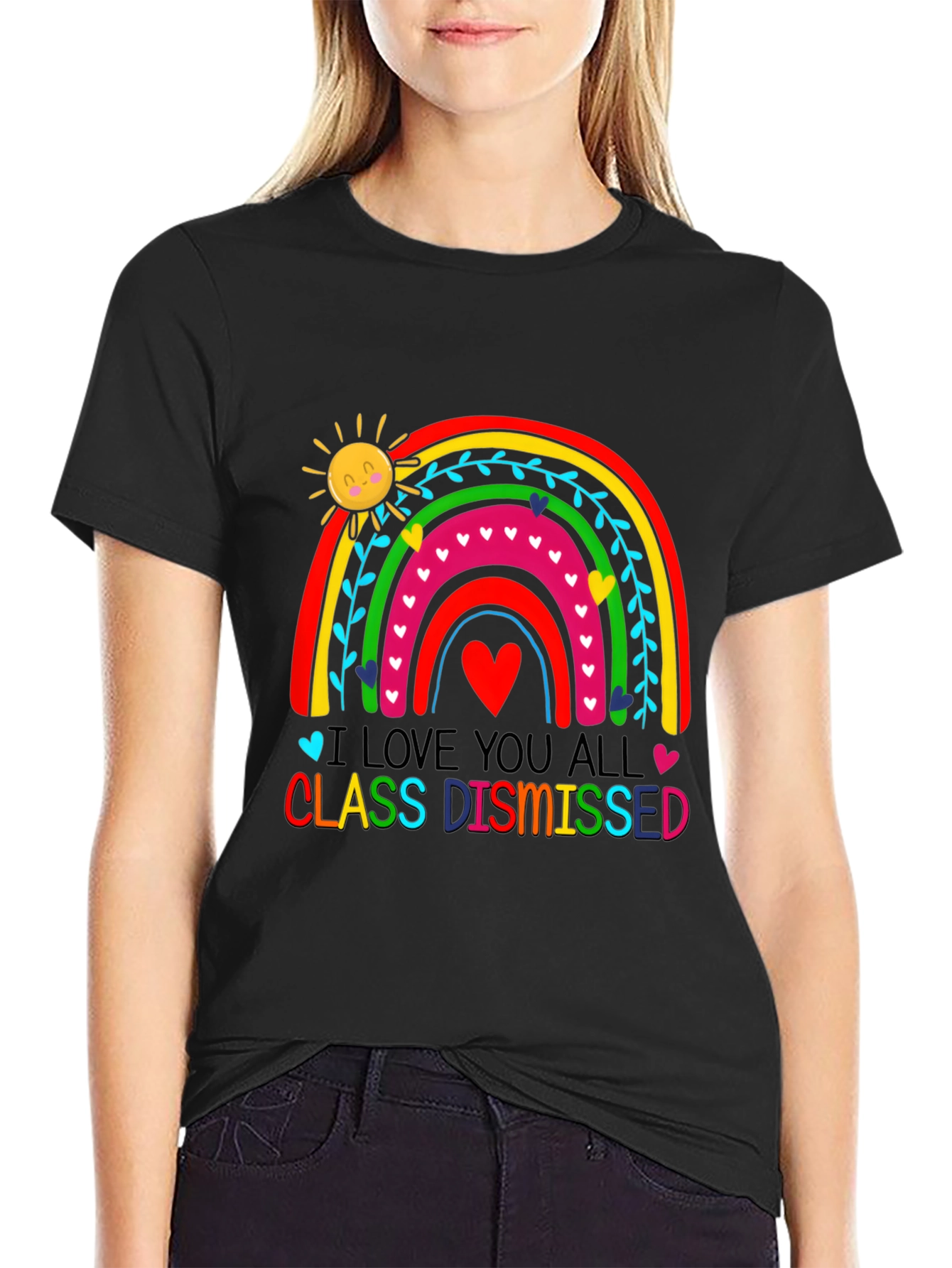 I Love You All Class Dismissed Graphic Tee