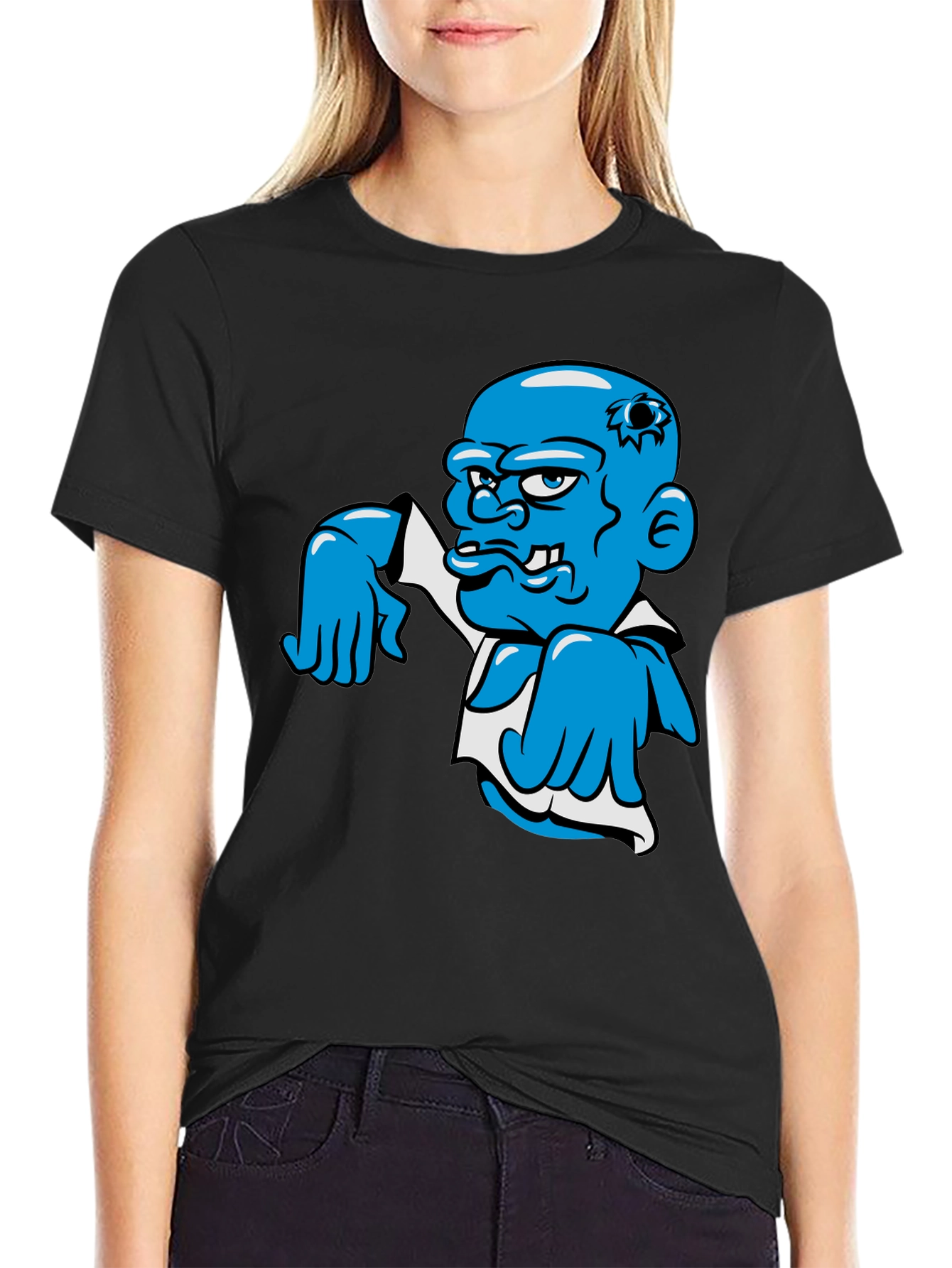 Zombie Cartoon Graphic Tee
