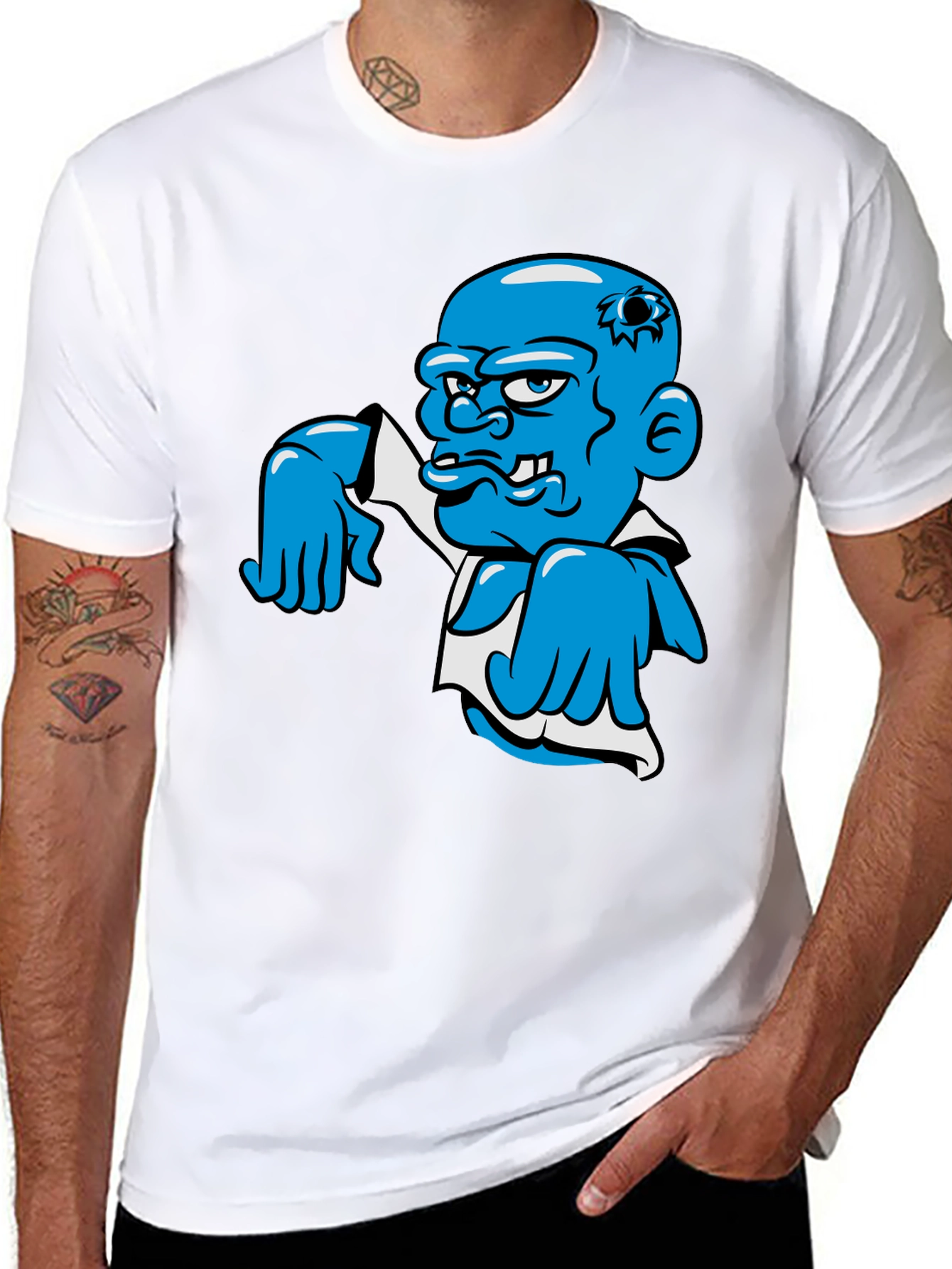 Zombie Cartoon Graphic Tee