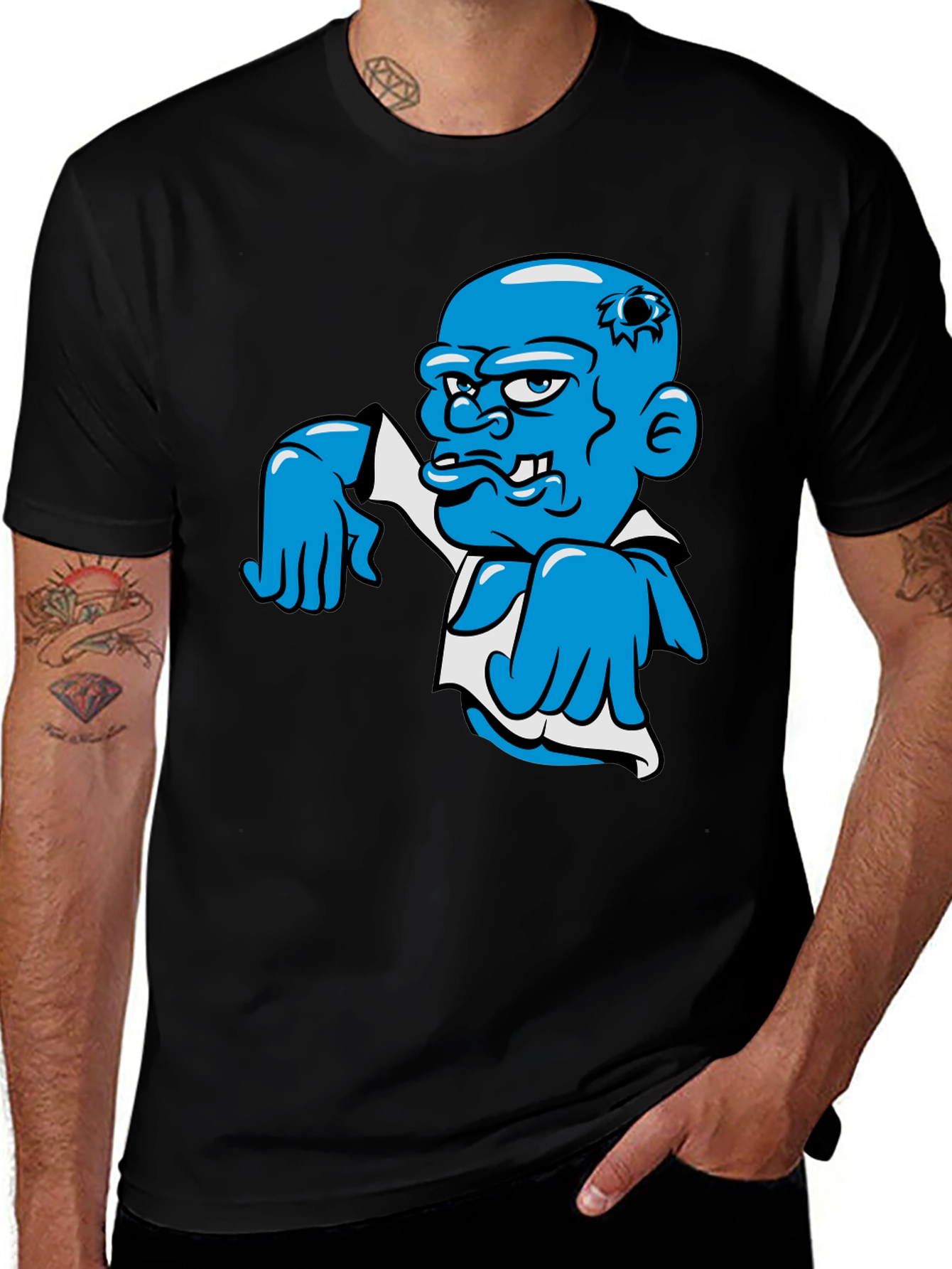 Zombie Cartoon Graphic Tee