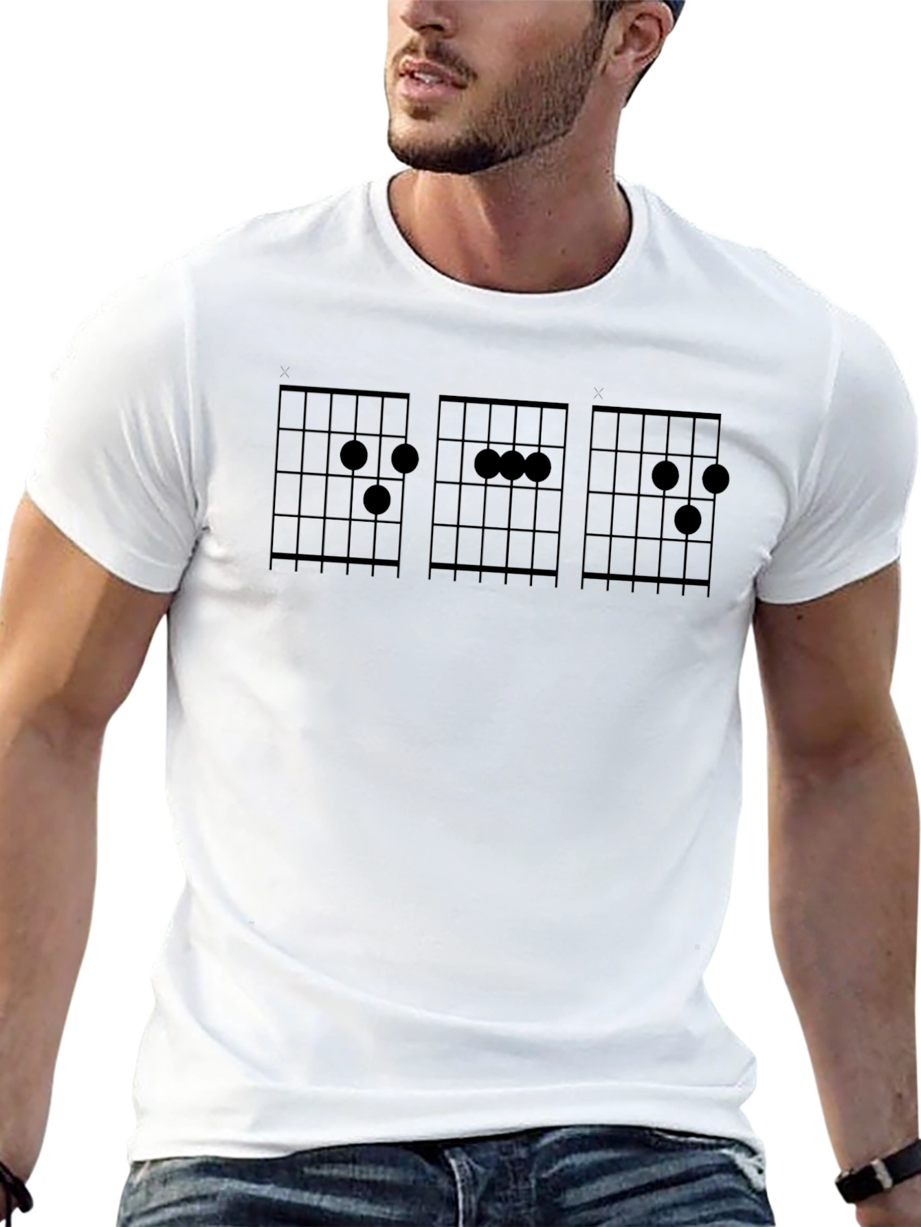 Guitar Chord Diagram T-Shirt - Musician Tee