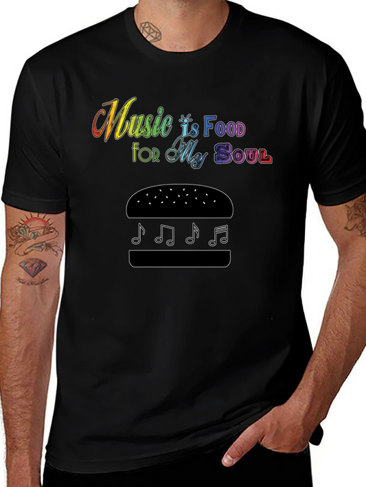 Music is Food for My Soul Graphic Tee