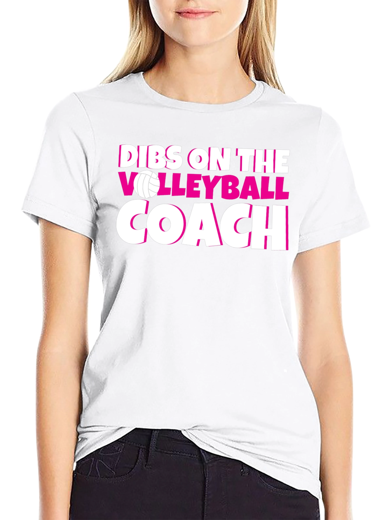 Dibs on the Volleyball Coach T-Shirt