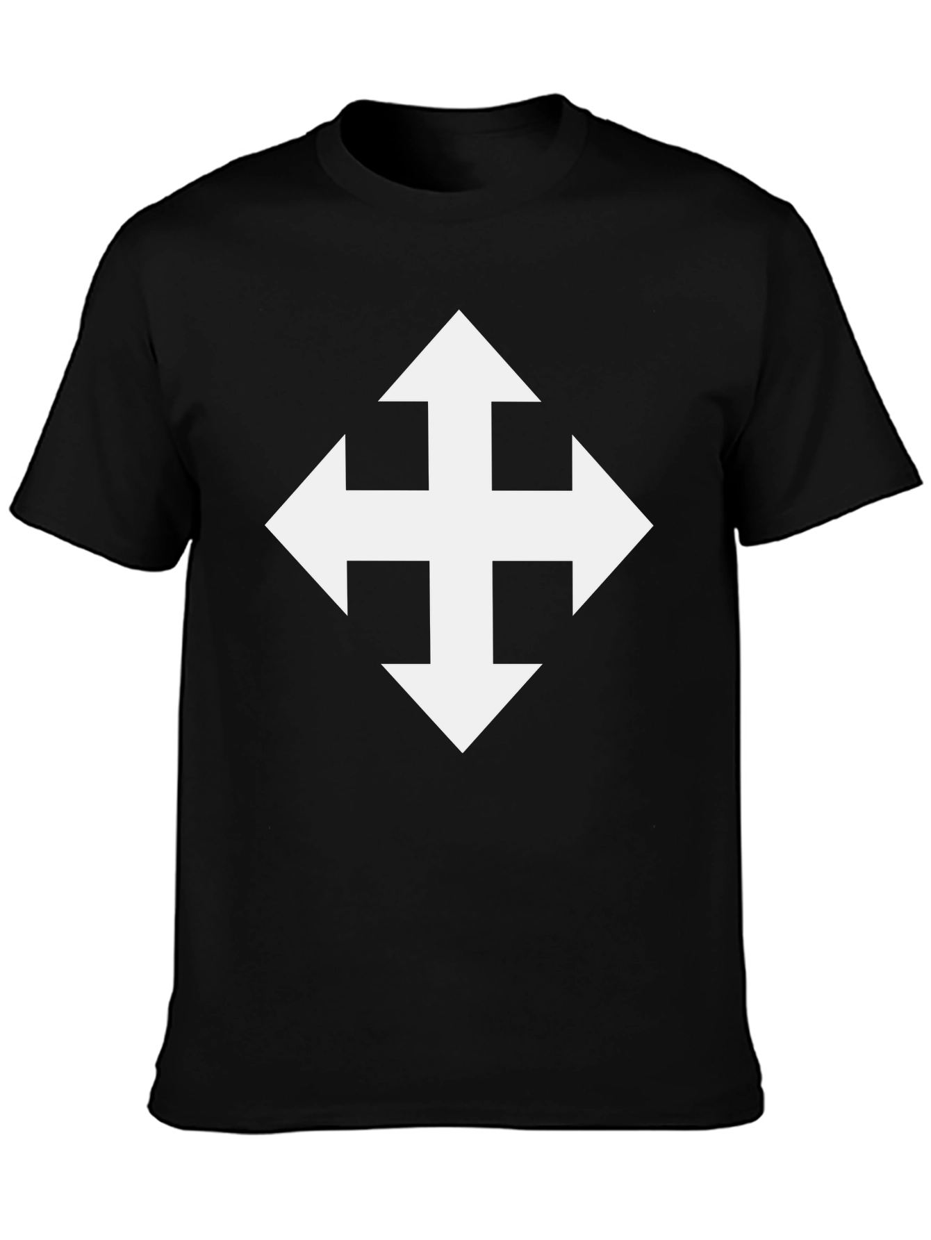 Arrow Directions Graphic Tee - Black