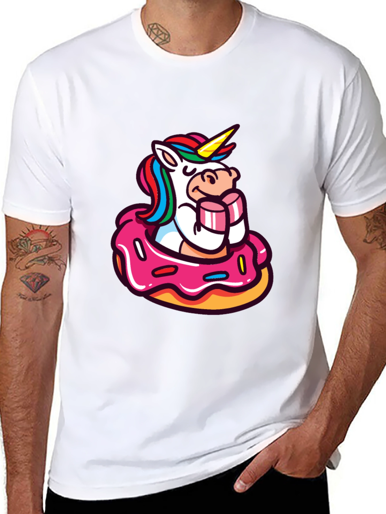 Unicorn Donut Graphic Tee