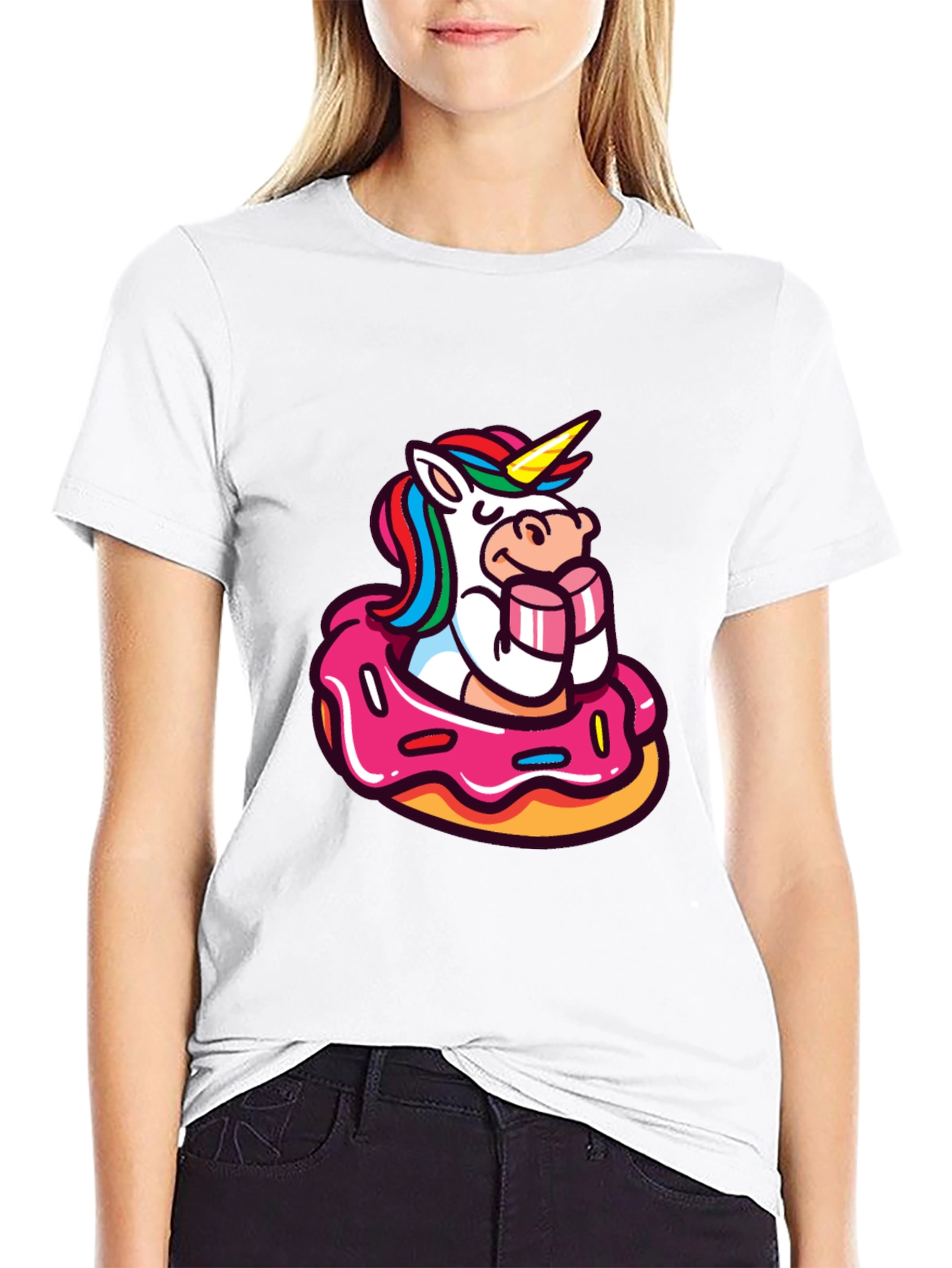 Unicorn Donut Graphic Tee