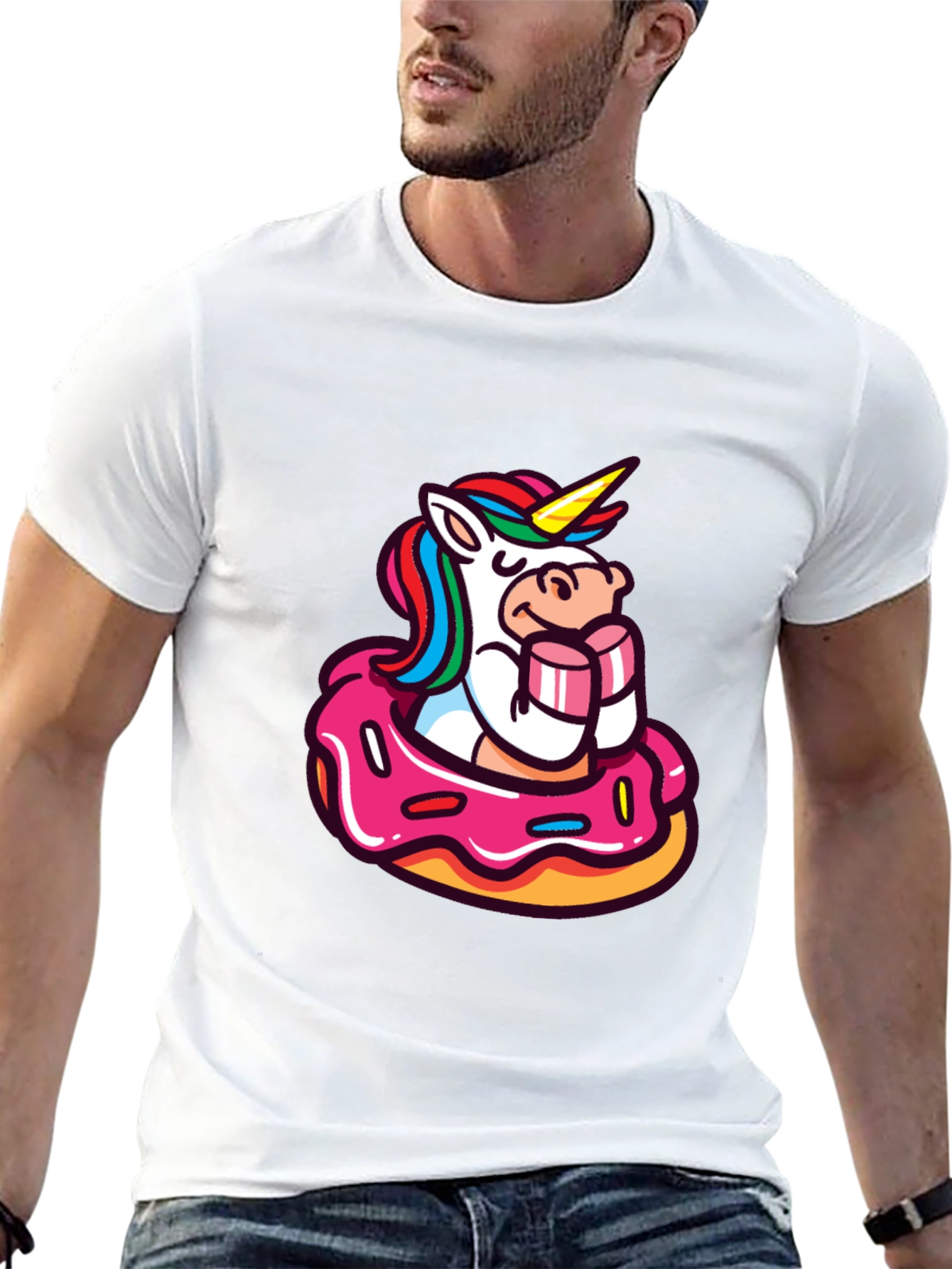 Unicorn Donut Graphic Tee