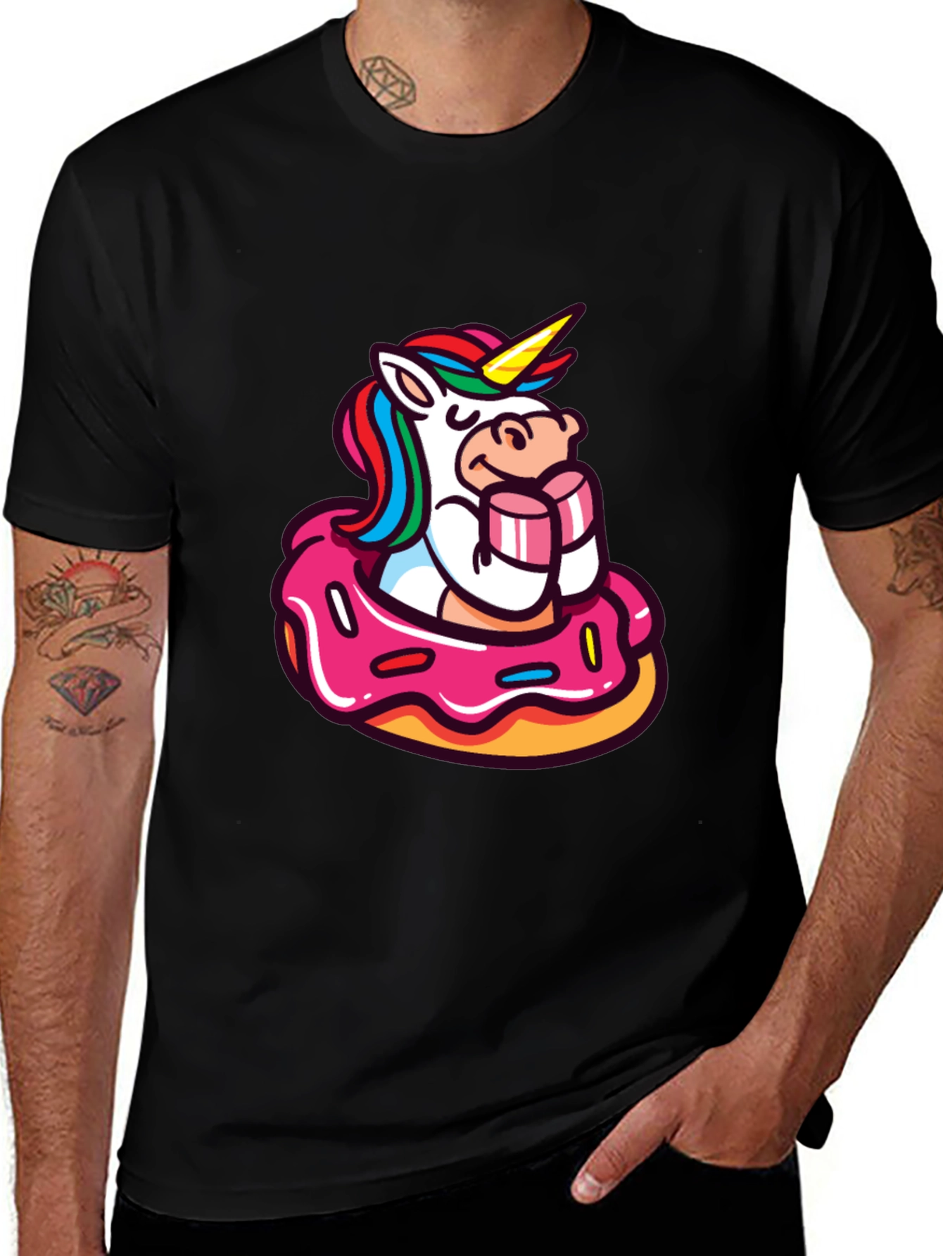 Unicorn Donut Graphic Tee