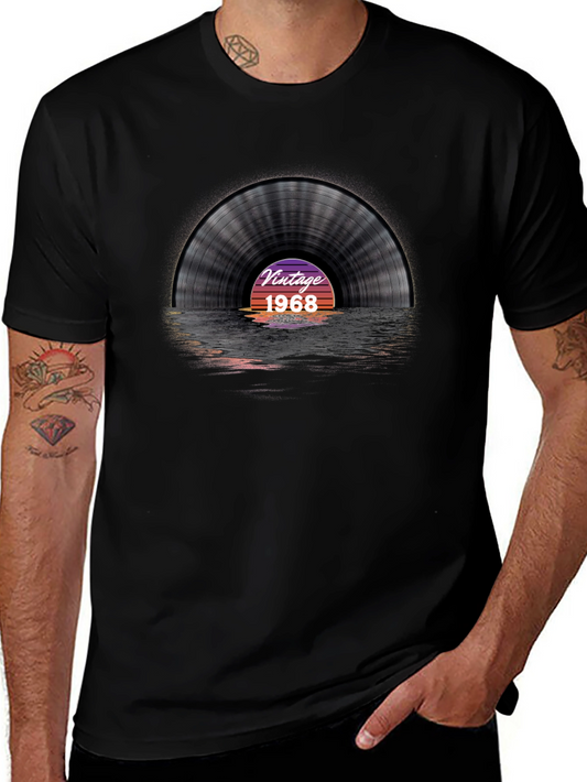 Vintage 1968 Record Graphic T-Shirt