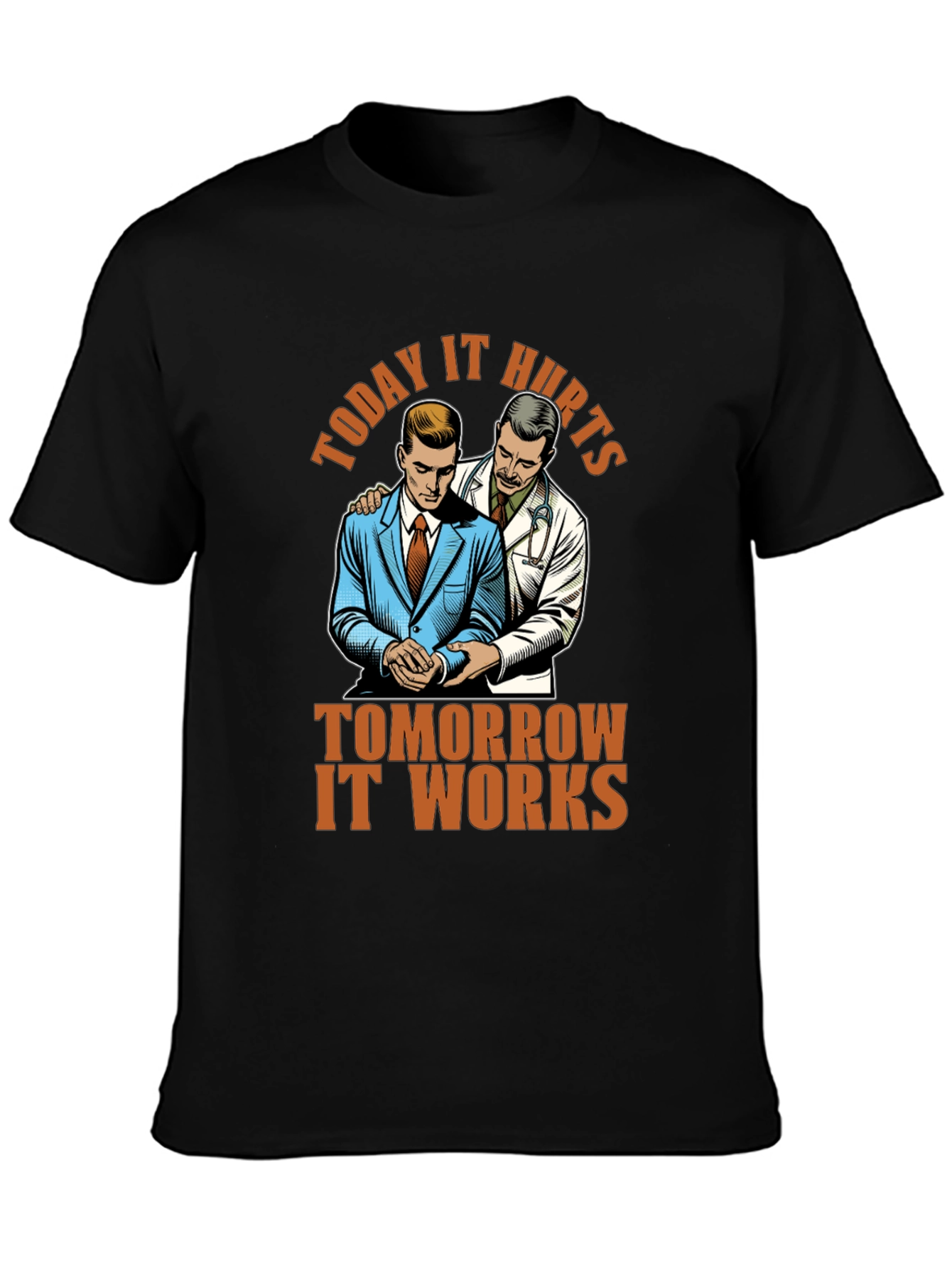 Today It Hurts T-Shirt - Motivational Gym Tee