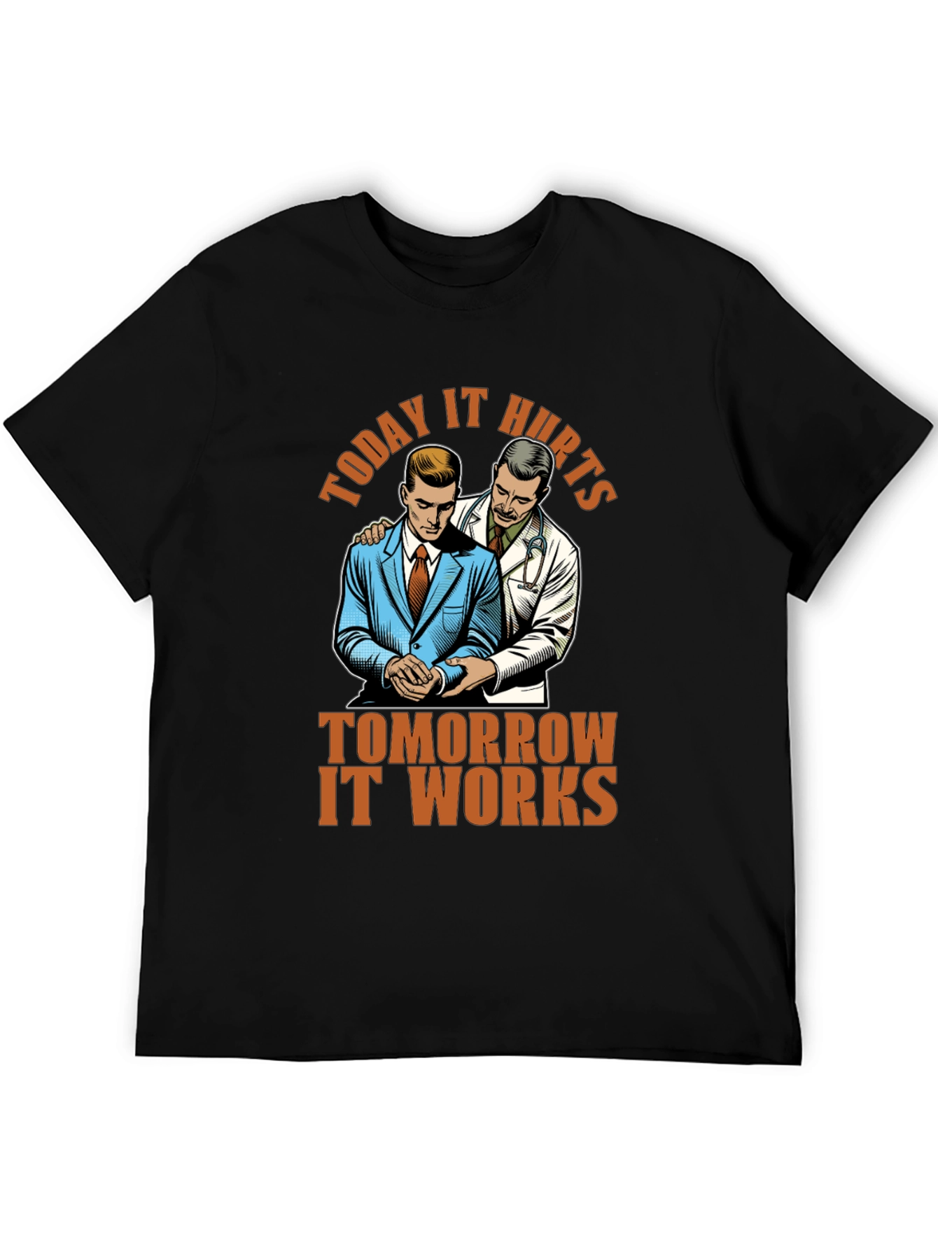 Today It Hurts T-Shirt - Motivational Gym Tee