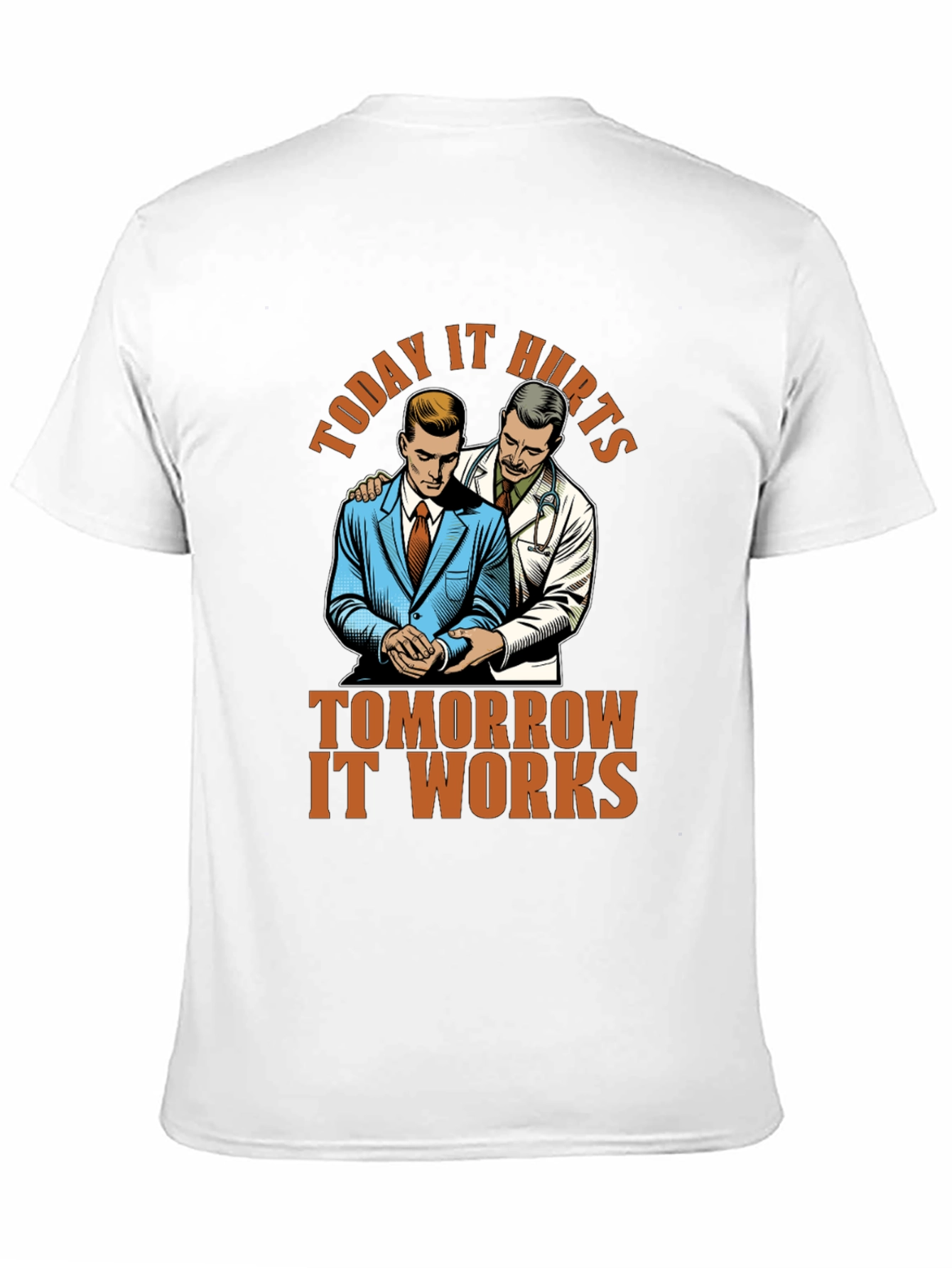 Today It Hurts T-Shirt - Motivational Gym Tee