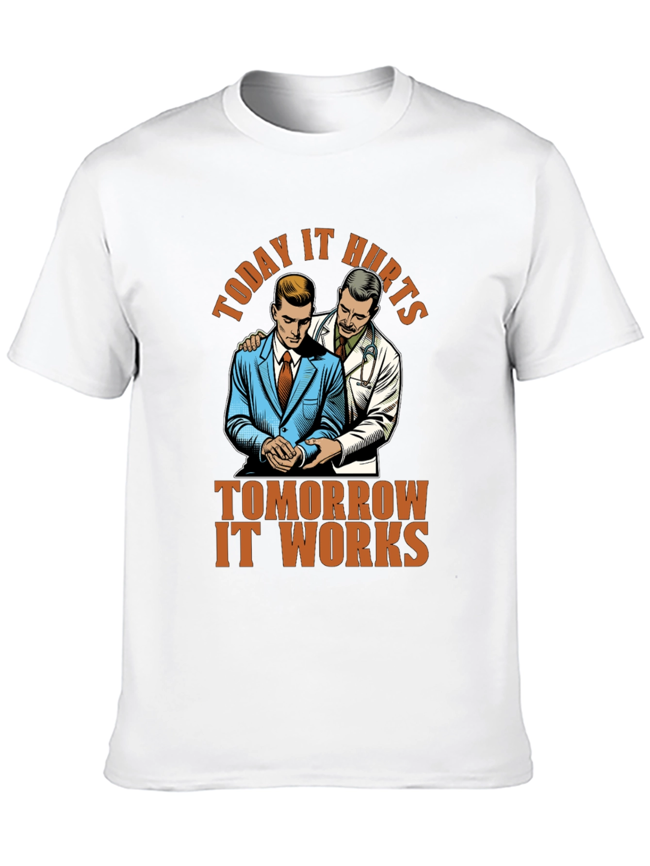 Today It Hurts T-Shirt - Motivational Gym Tee