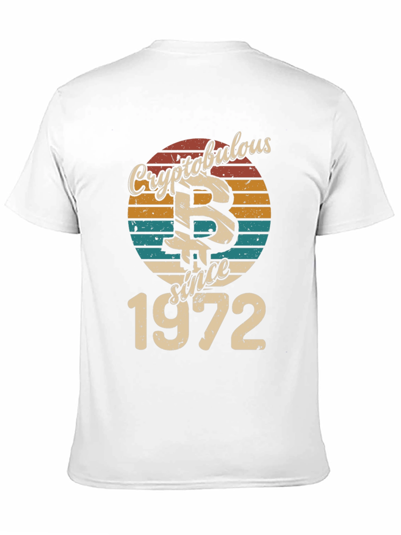 Cryptobulous Since 1972 Graphic Tee - Bitcoin Enthusiast Style