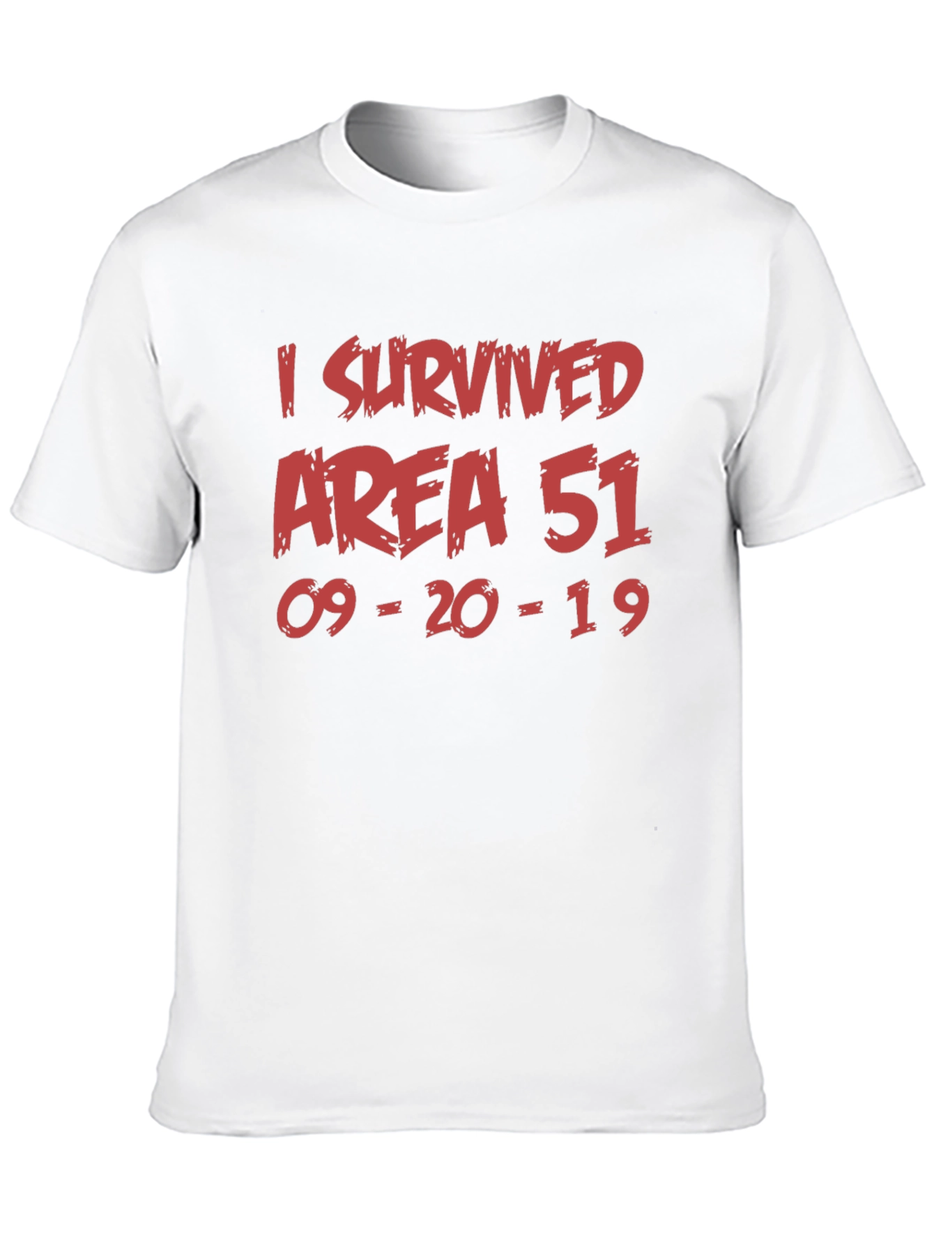 Area 51 Survivor T-Shirt - Cotton Crew Neck