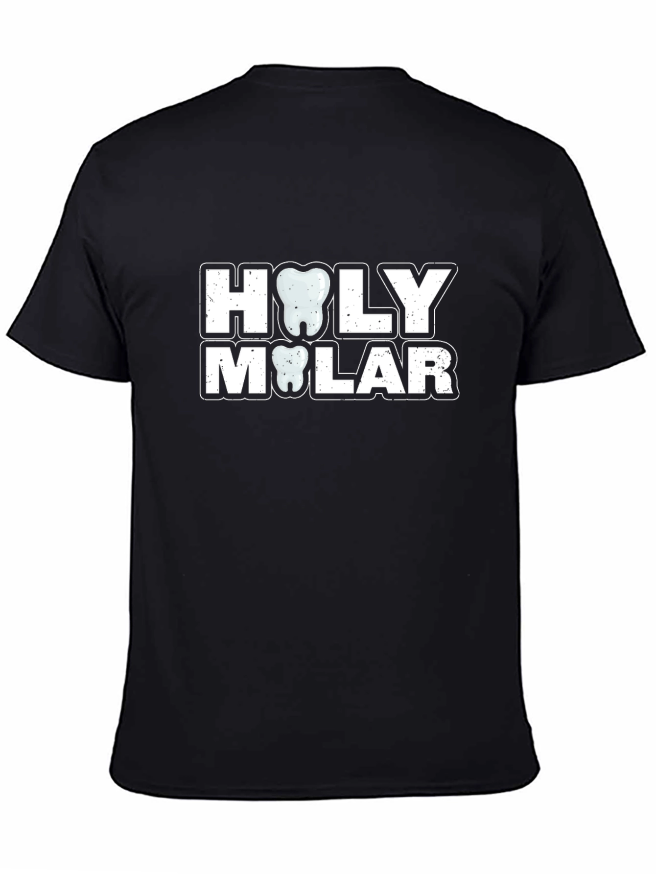 Holy Molar Black T-Shirt - Dentist Apparel