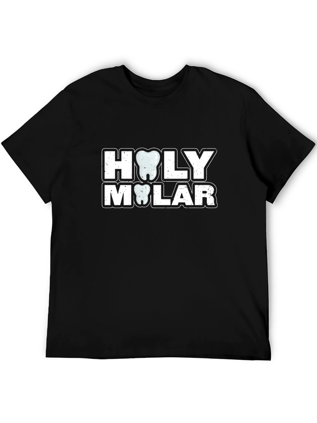 Holy Molar Black T-Shirt - Dentist Apparel
