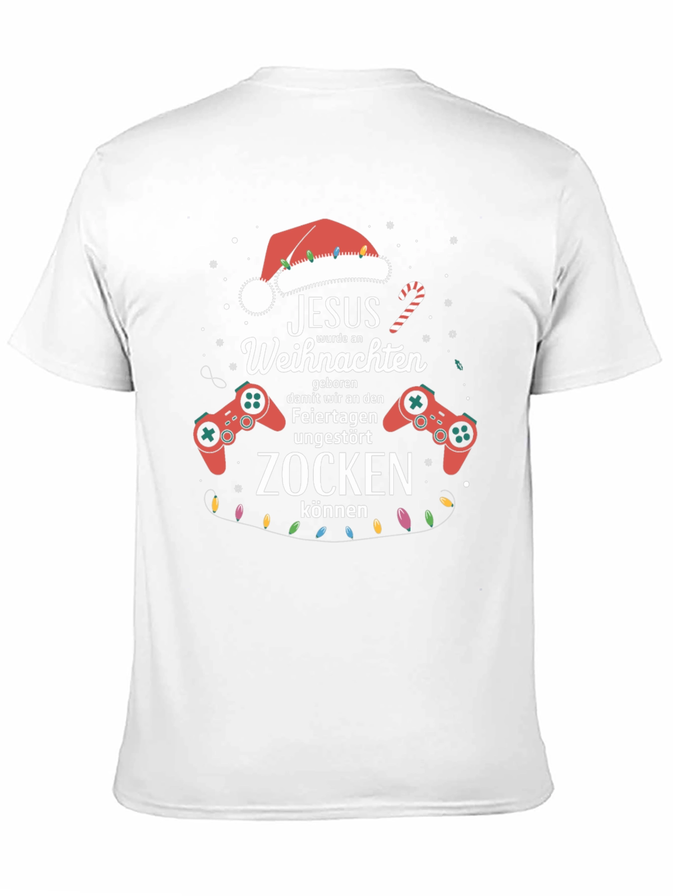 Gamer Christmas T-Shirt - Jesus Zocken