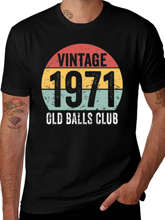 Vintage 1971 Old Balls Club T-Shirt