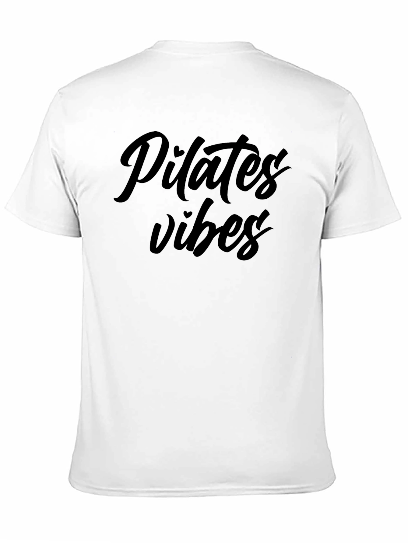 Pilates Vibes Black T-Shirt