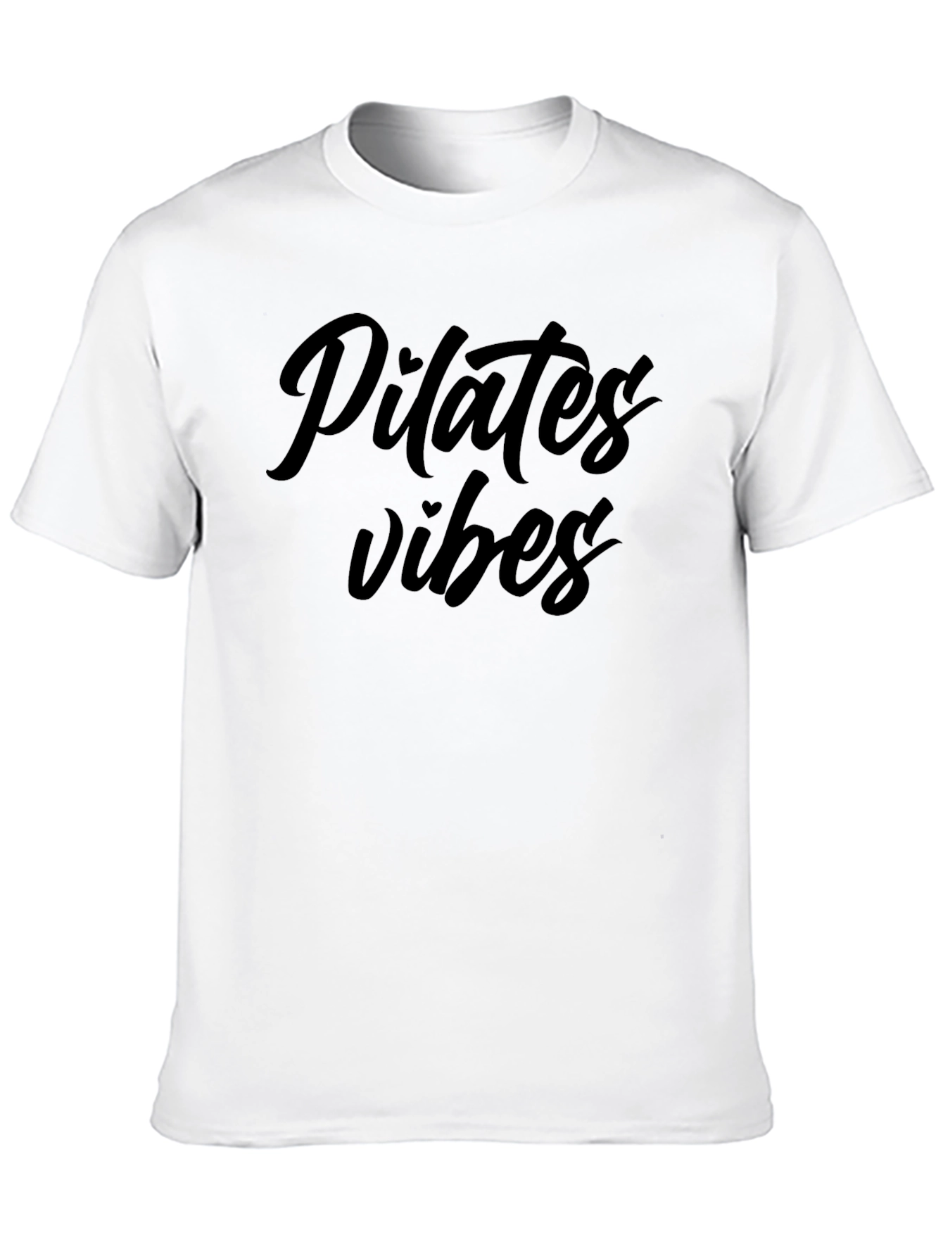 Pilates Vibes Black T-Shirt