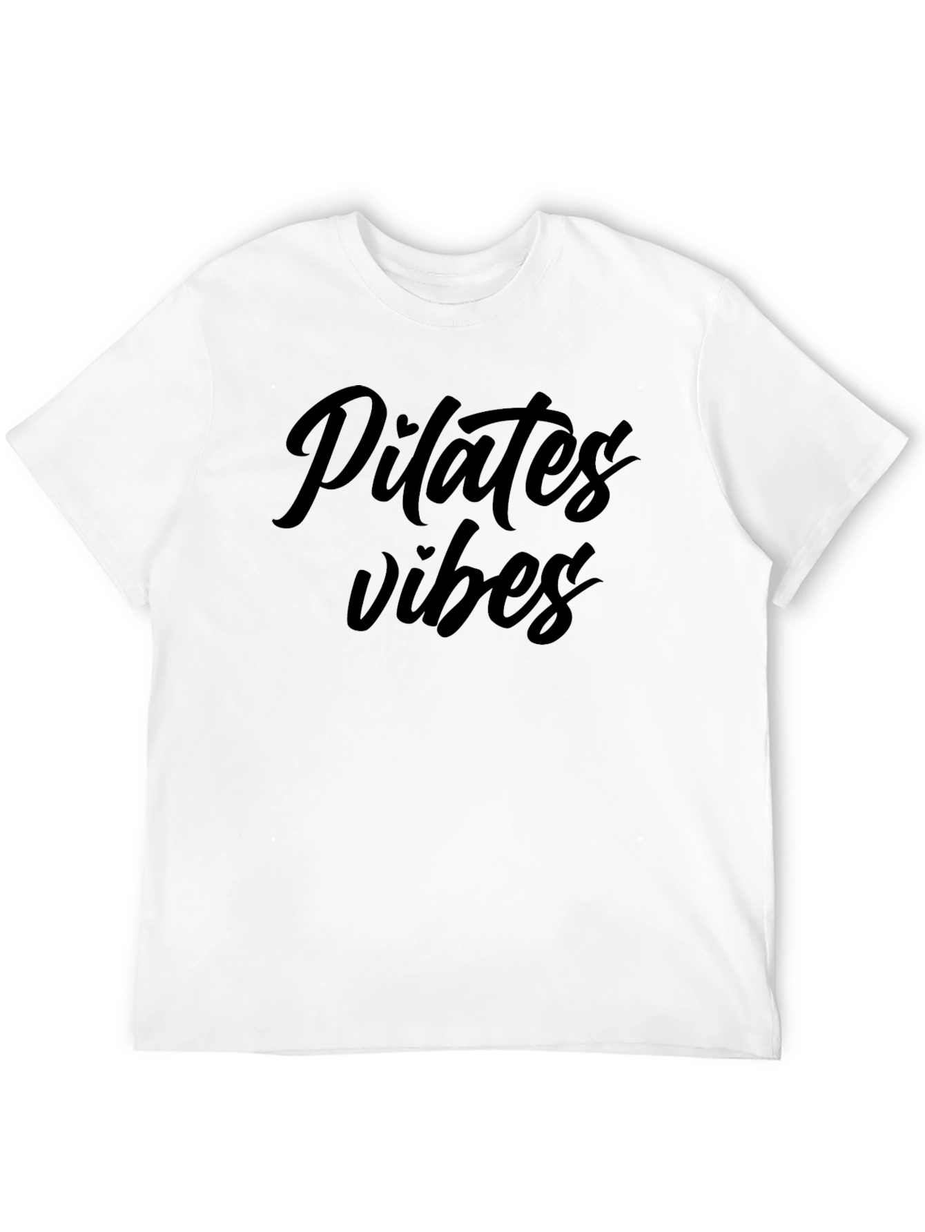 Pilates Vibes Black T-Shirt
