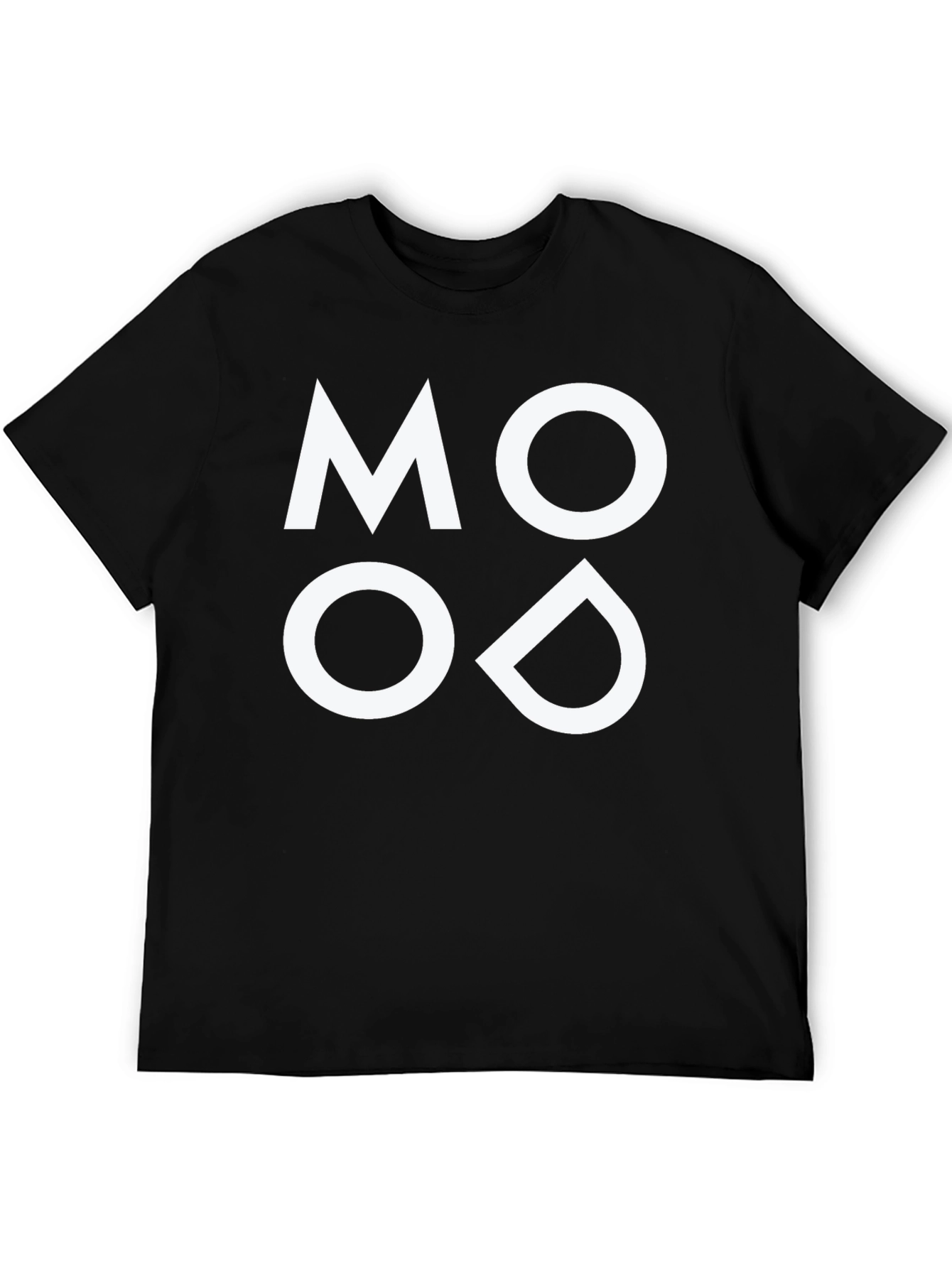 MOOD Graphic Tee - Mens Black Cotton T-Shirt