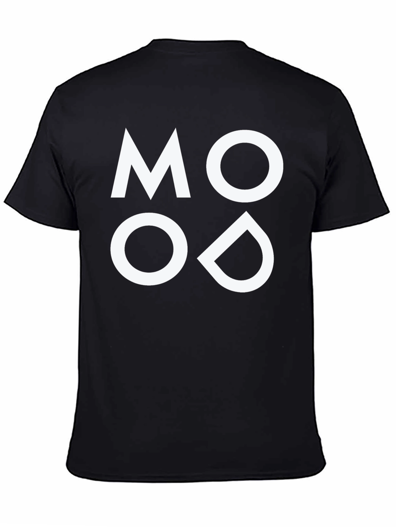 MOOD Graphic Tee - Mens Black Cotton T-Shirt