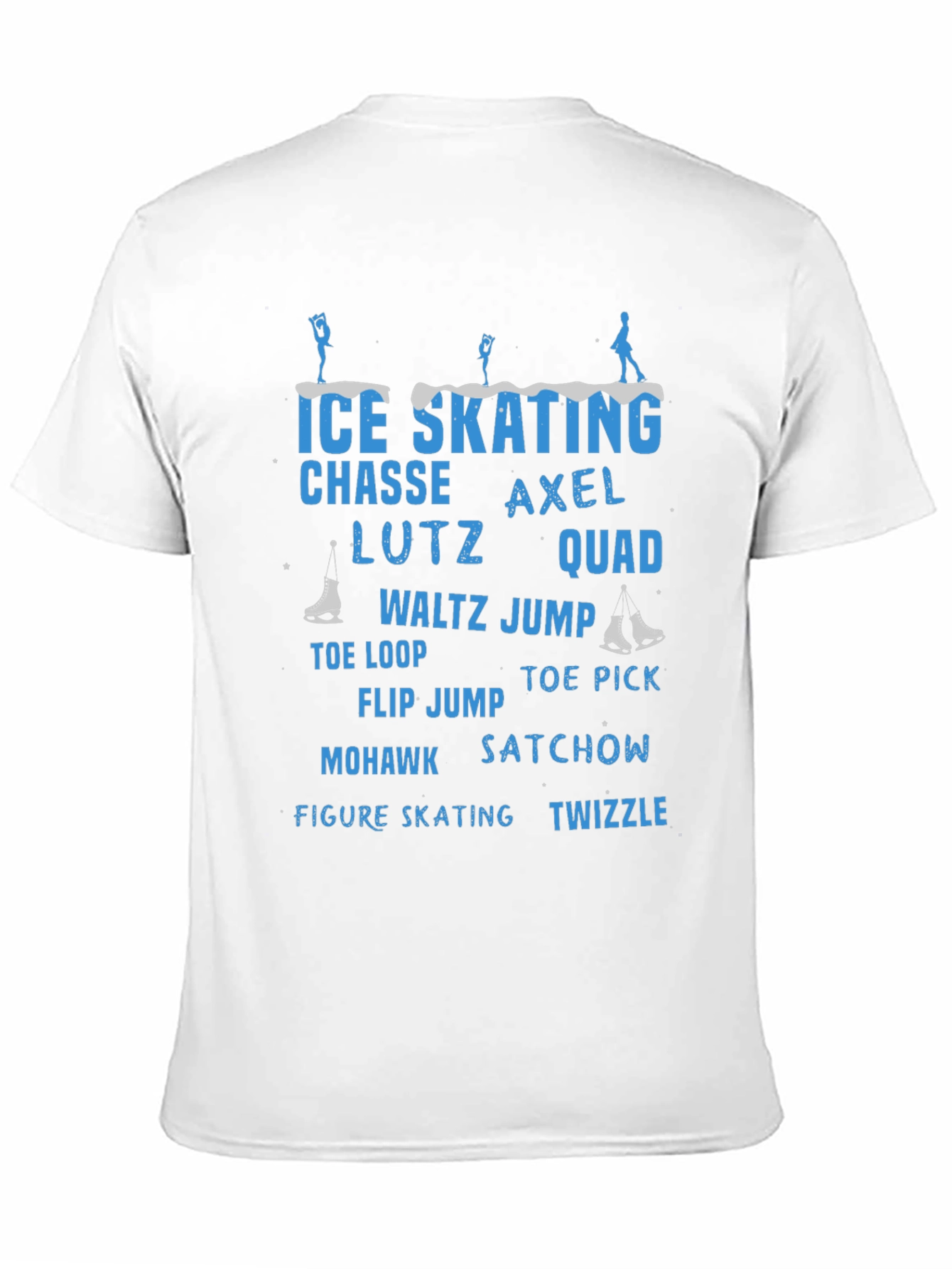 Ice Skating T-Shirt: Chasse Axel Lutz Quad