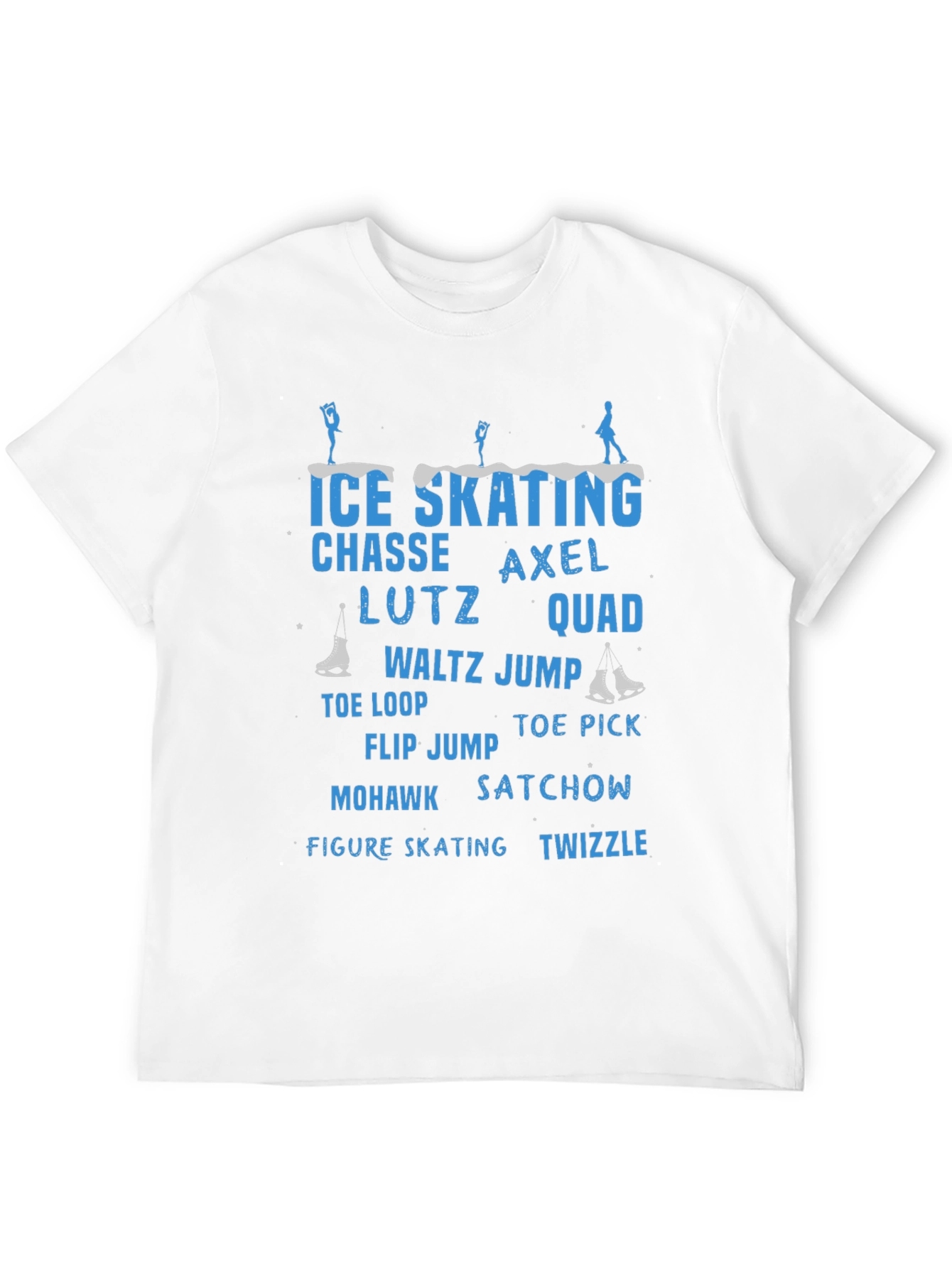 Ice Skating T-Shirt: Chasse Axel Lutz Quad