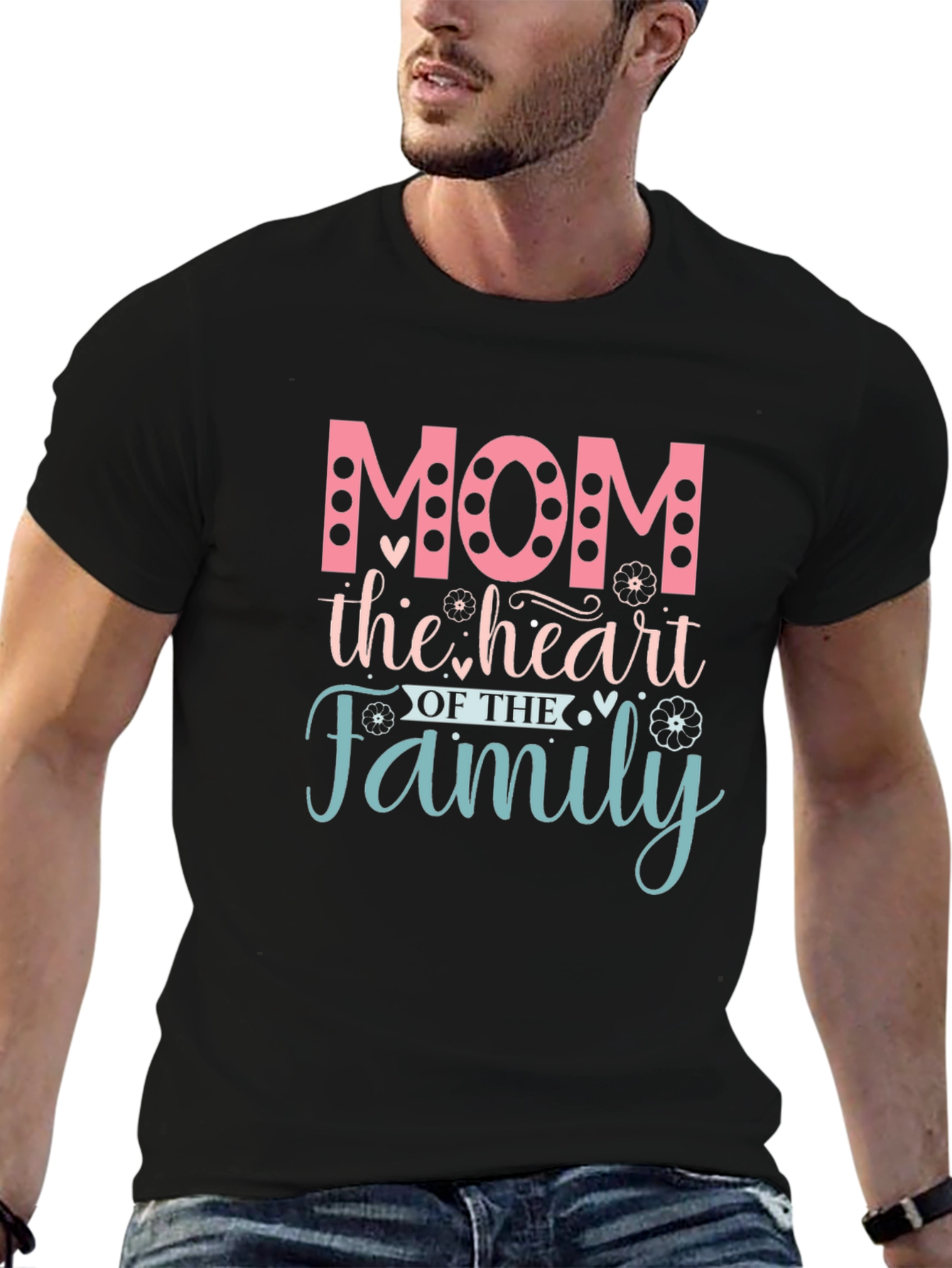 Mom Heart of the Family Graphic Tee