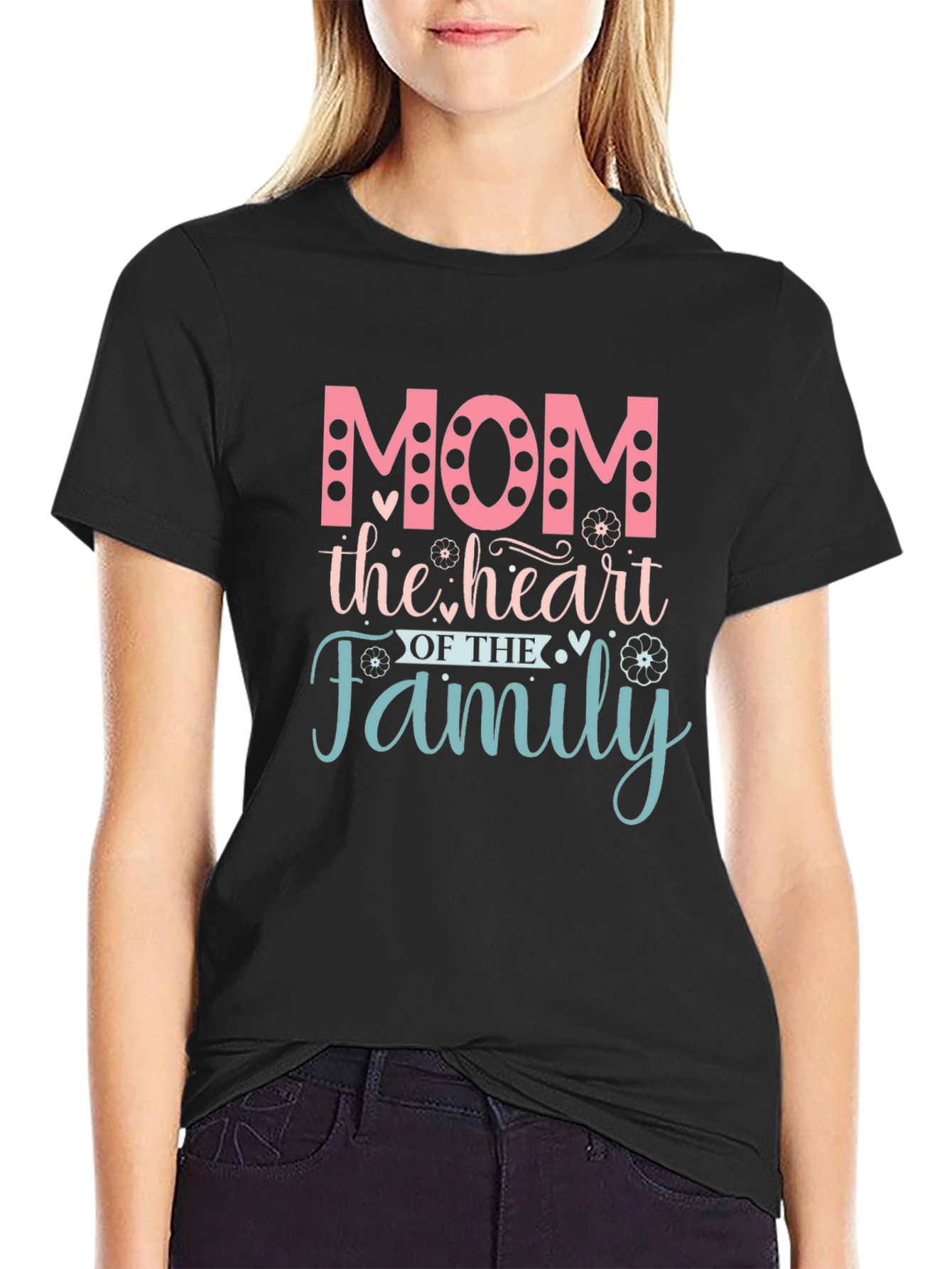 Mom Heart of the Family Graphic Tee