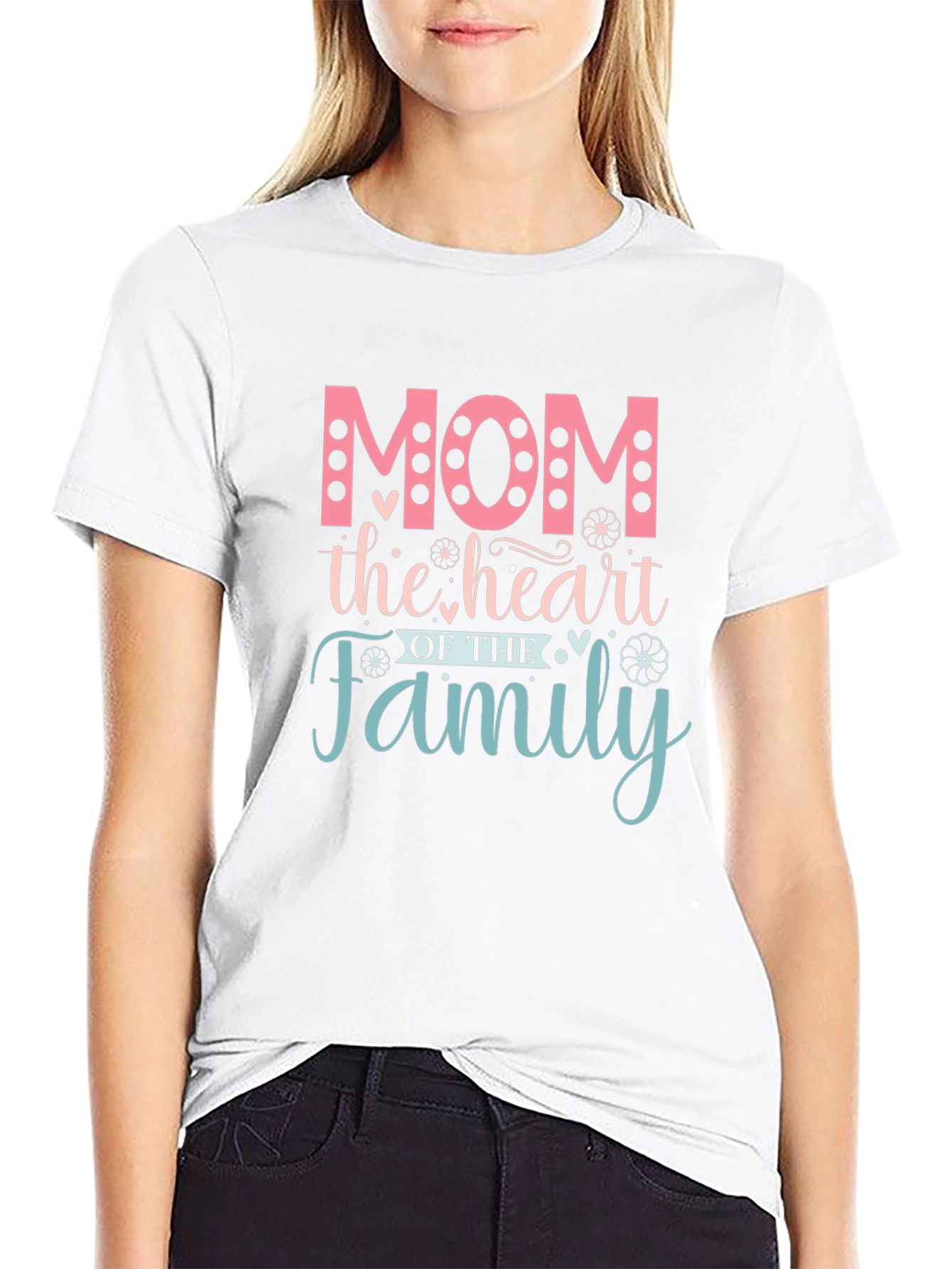 Mom Heart of the Family Graphic Tee
