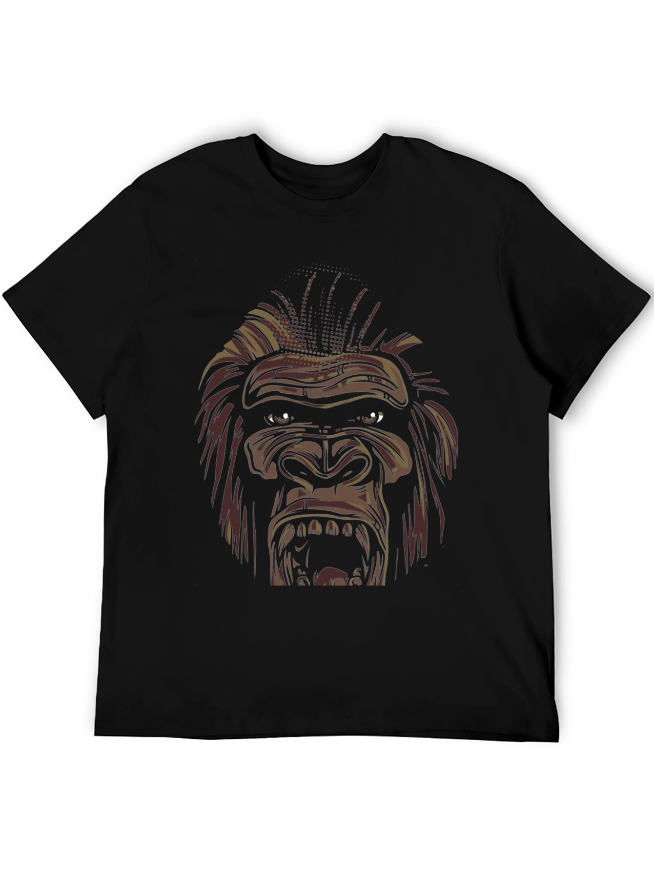 Cool Gorilla Graphic Tee - Black
