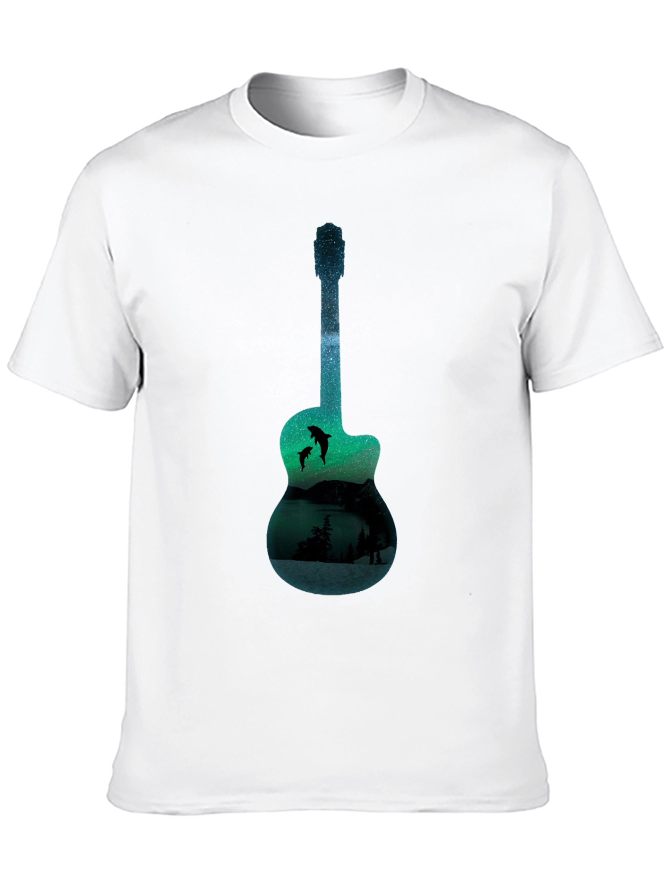 Guitar Lake Graphic T-Shirt