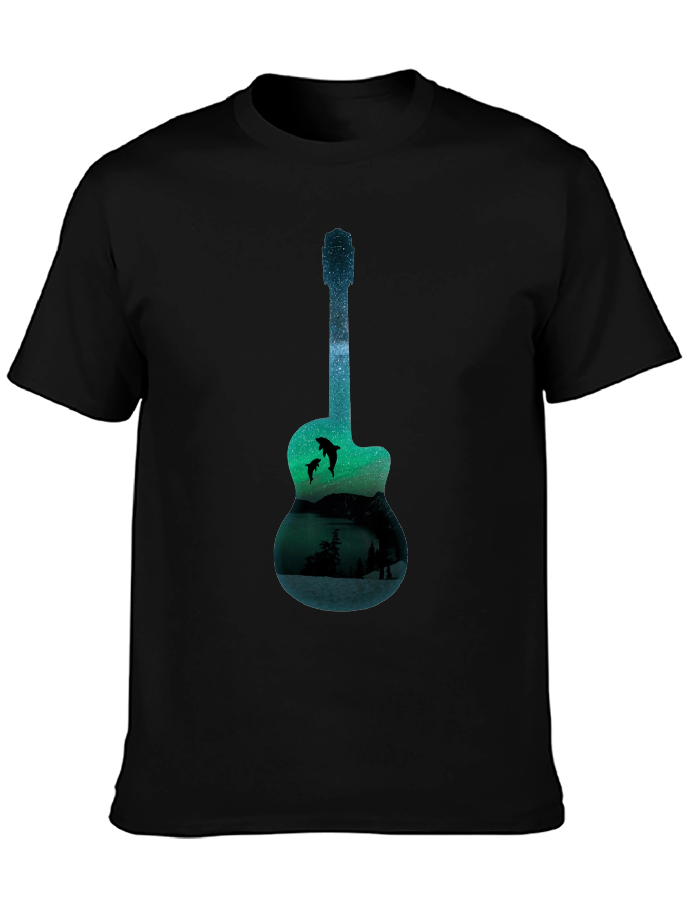 Guitar Lake Graphic T-Shirt