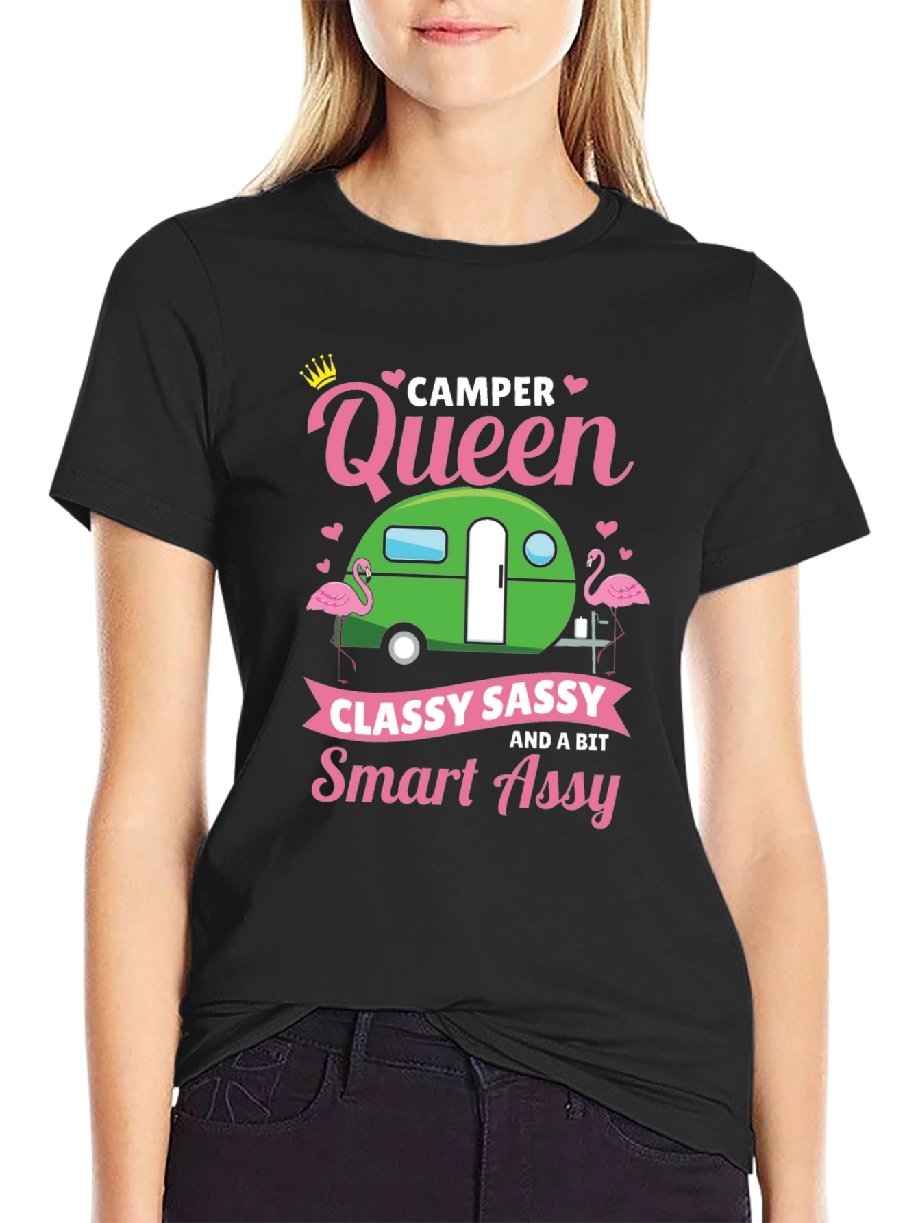 Camper Queen Sassy Graphic T-Shirt
