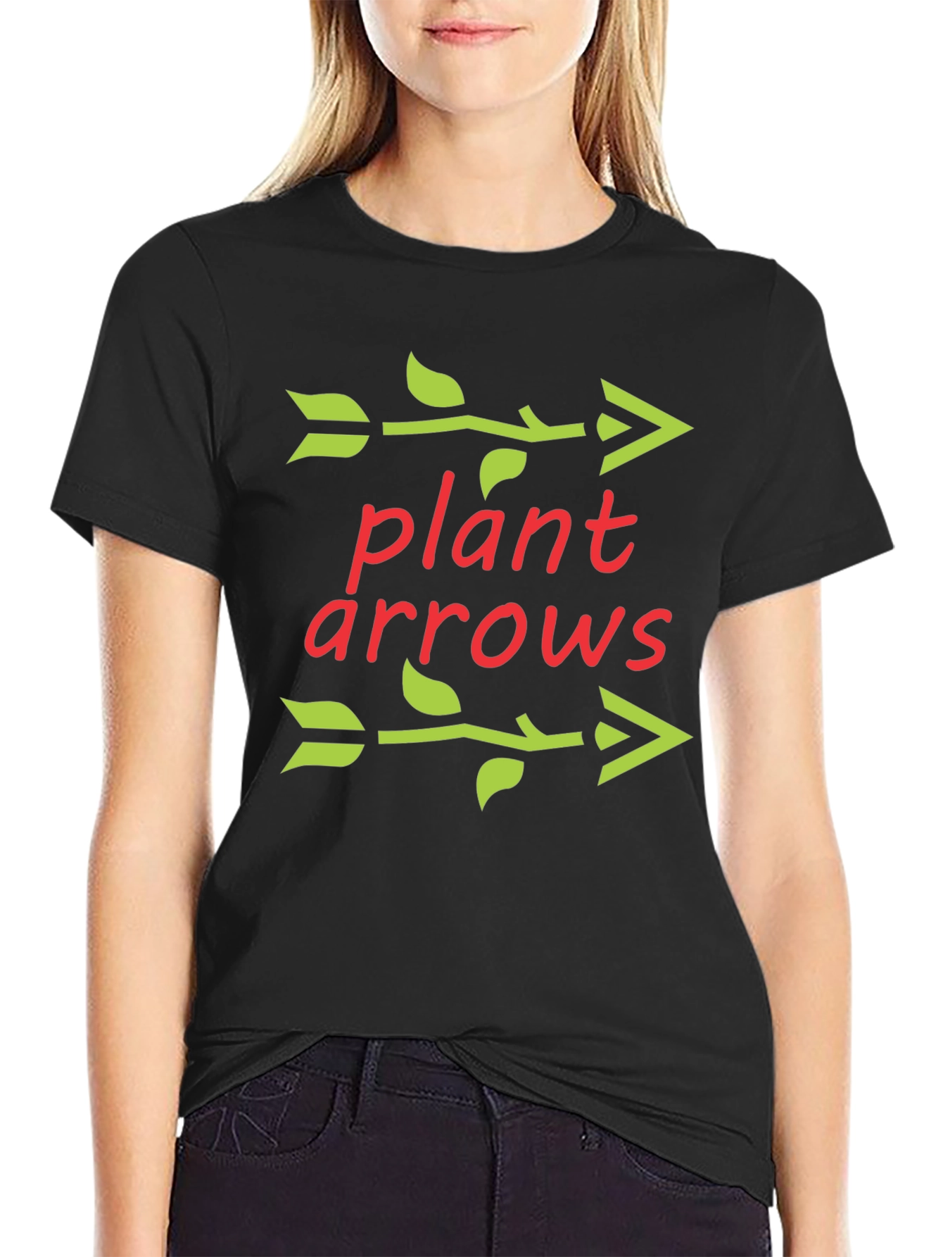 Plant Arrows Graphic Tee - Unisex Cotton T-Shirt