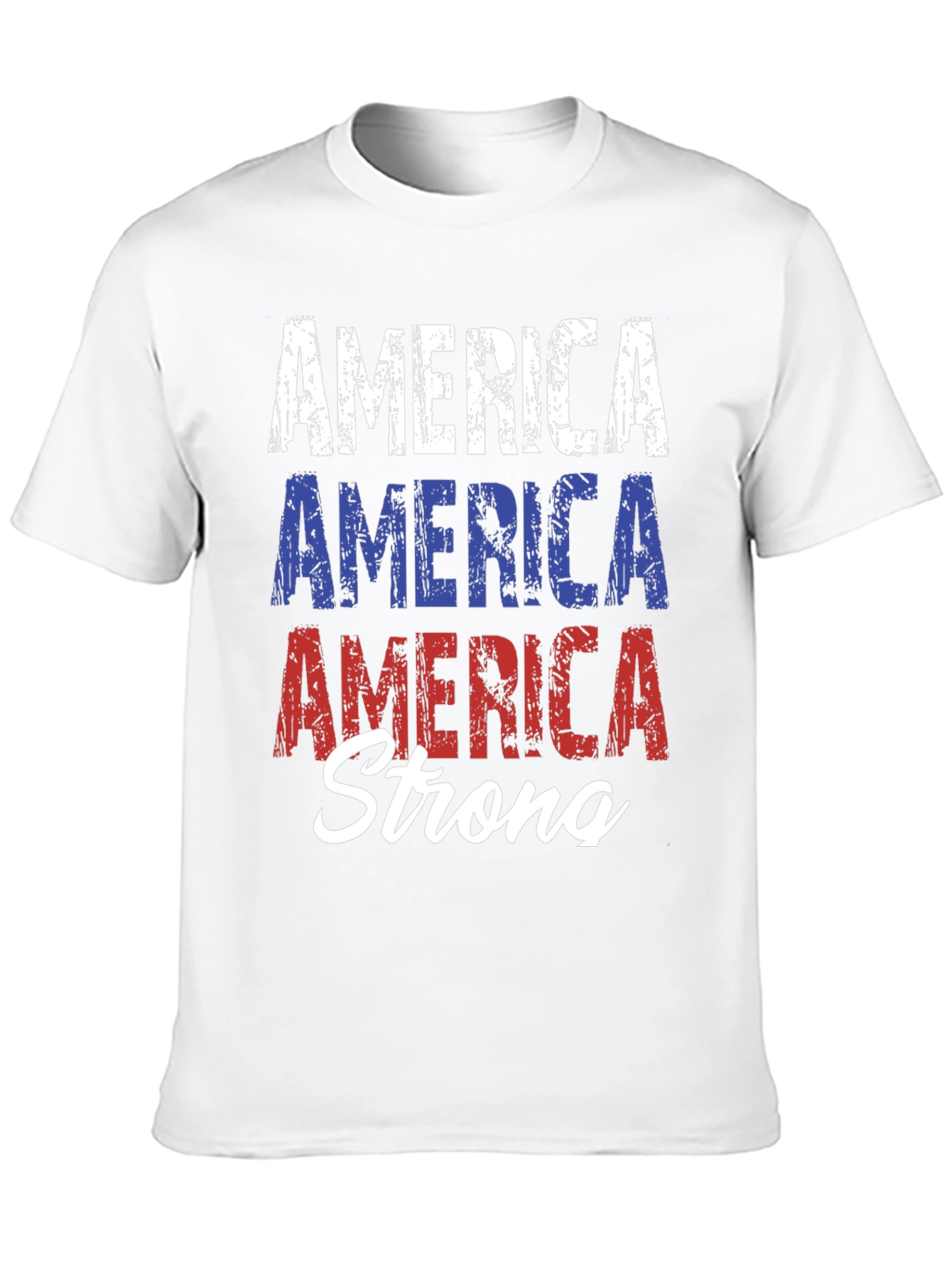 America Strong T-Shirt - Patriotic USA Pride