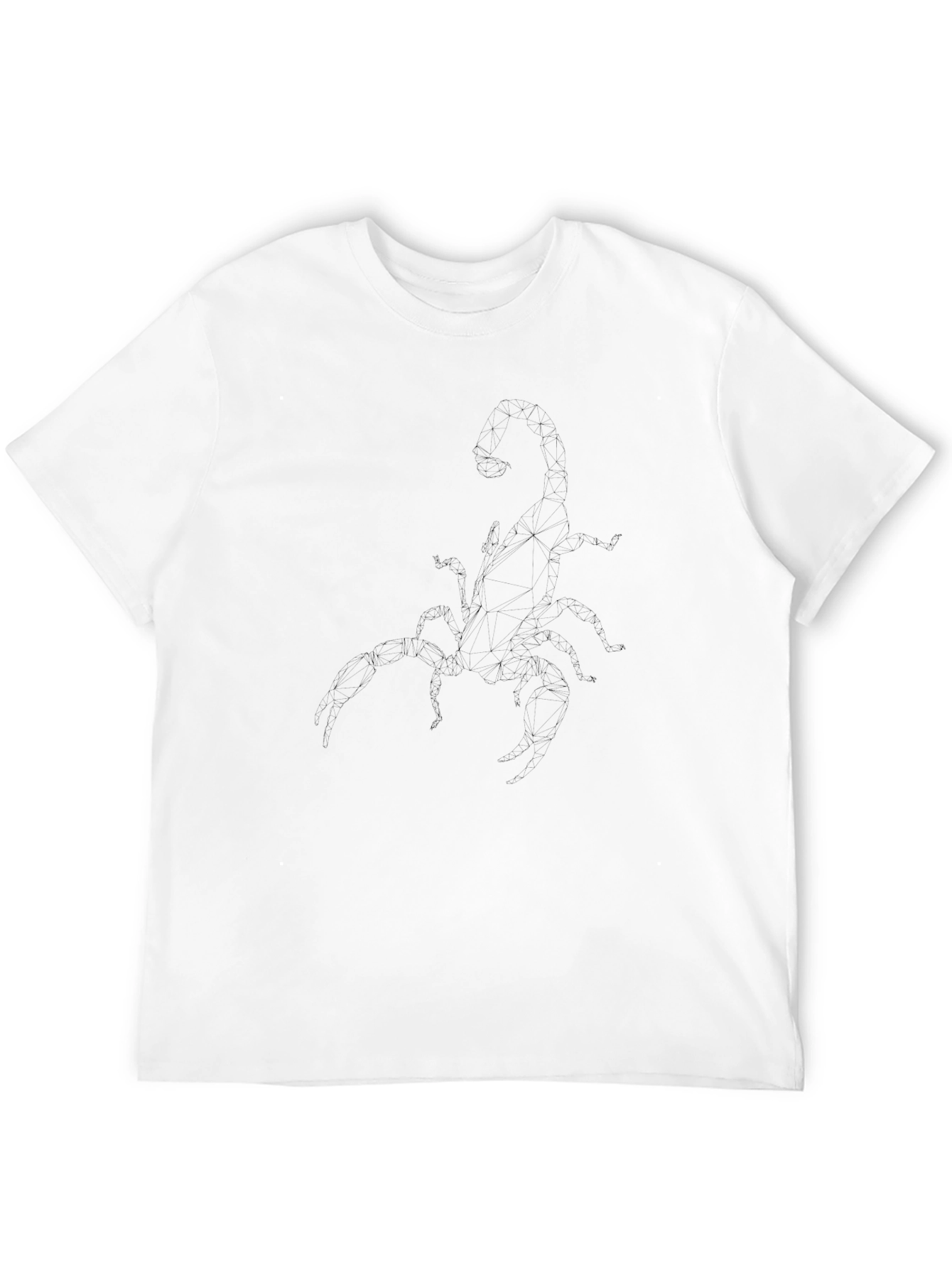 Mens Black Scorpion Graphic T-Shirt