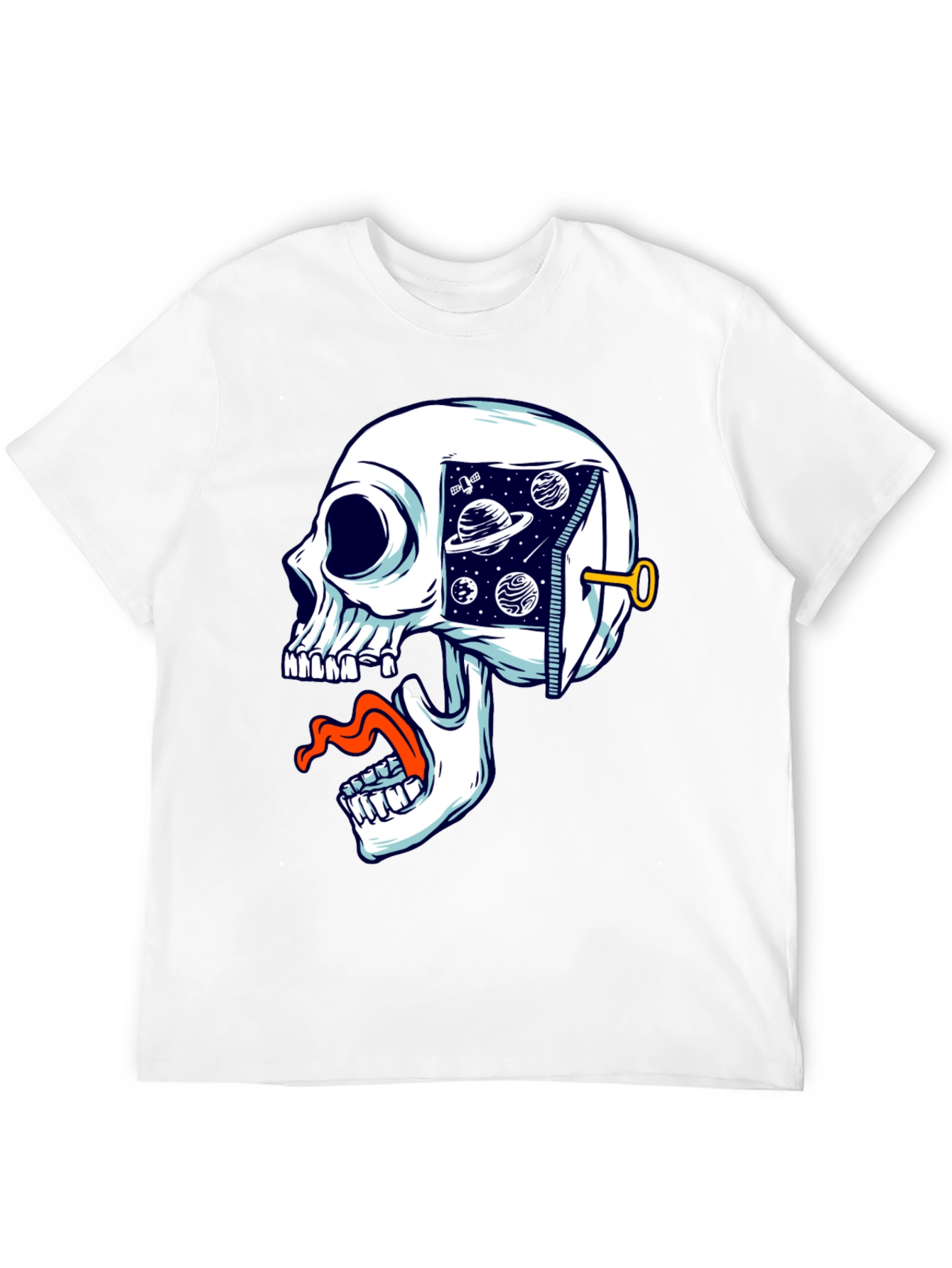 Cosmic Skull T-Shirt - Unisex Graphic Tee