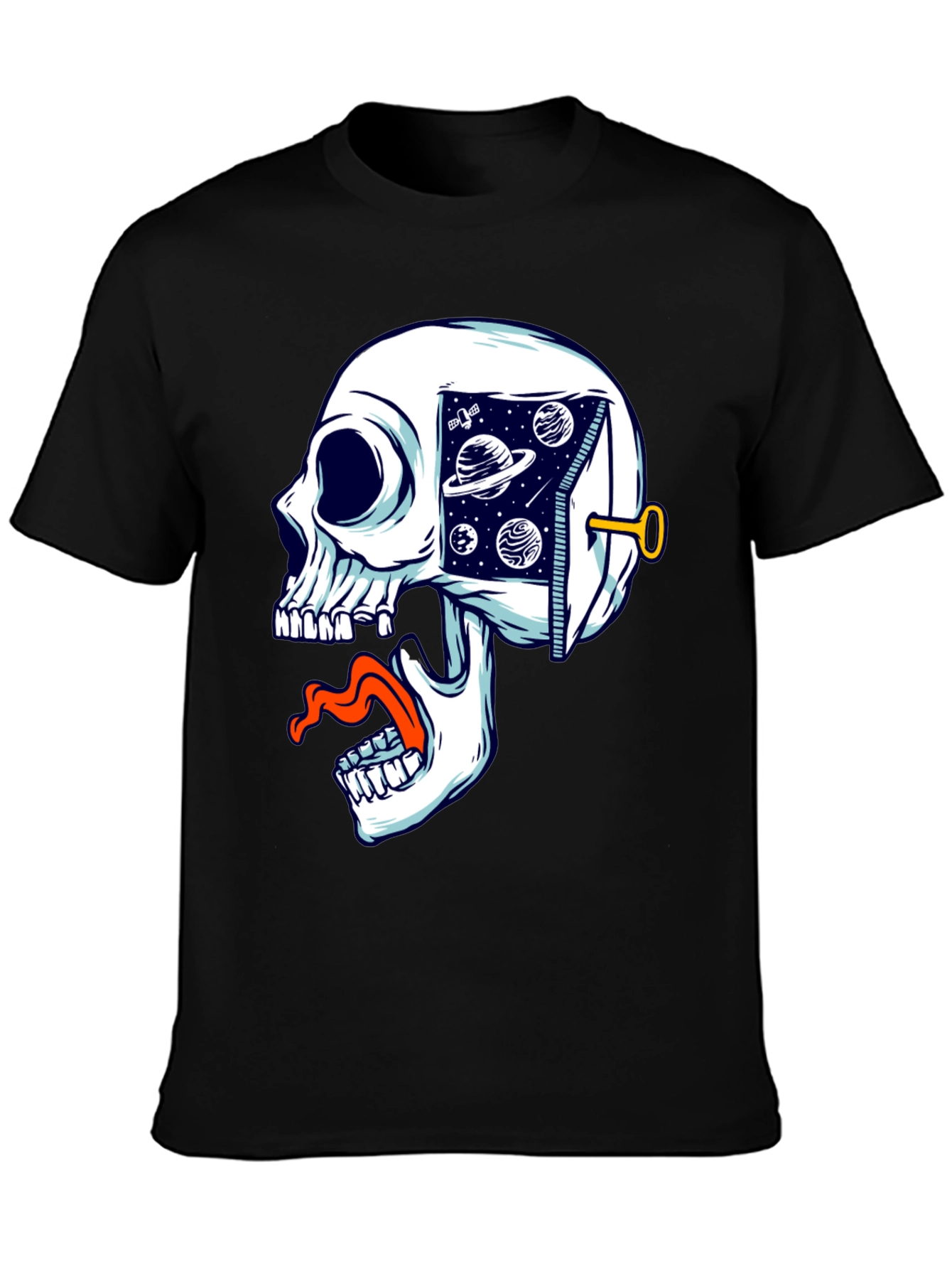 Cosmic Skull T-Shirt - Unisex Graphic Tee